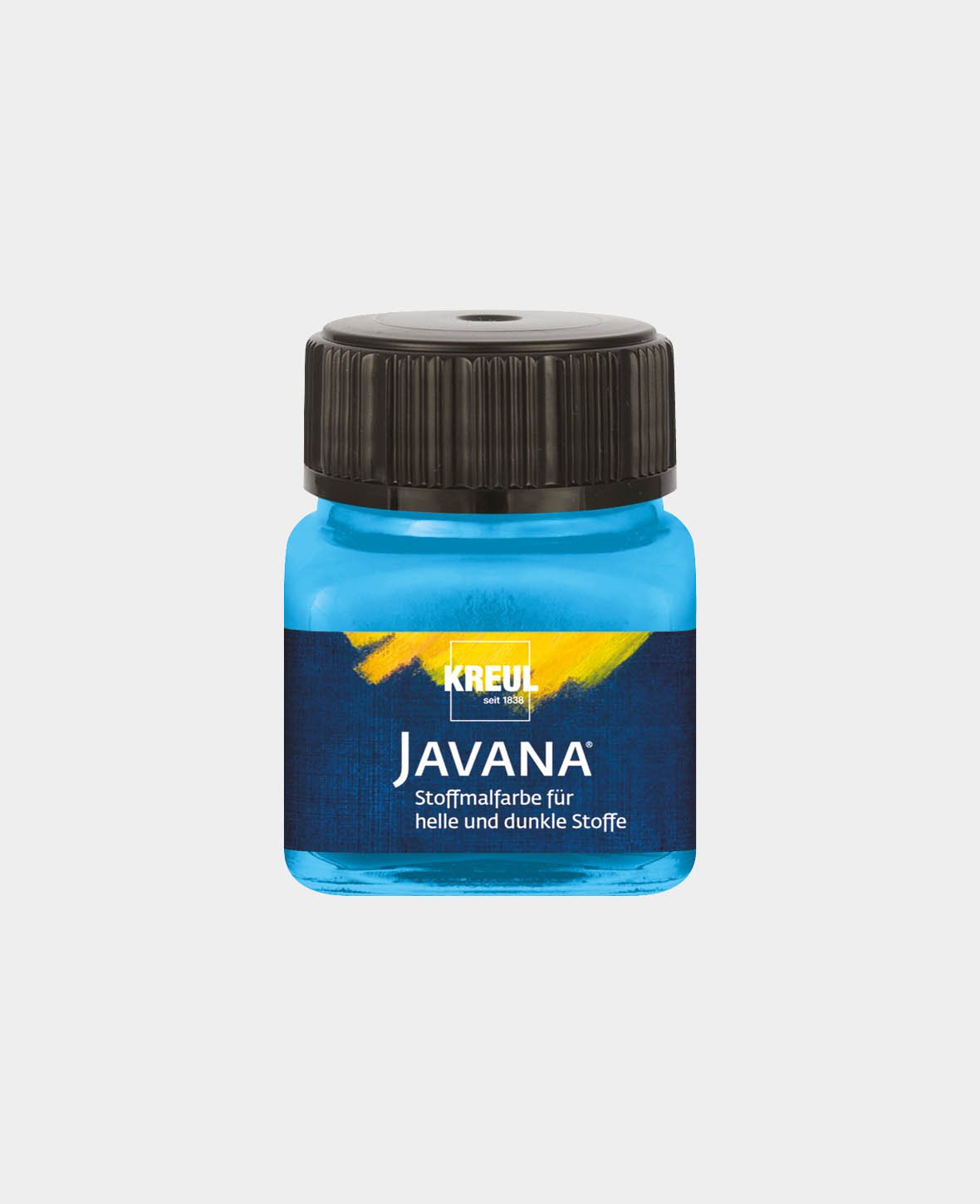 KREUL Javana Stoffmalfarbe für helle und dunkle Stoffe Hellblau 20 ml