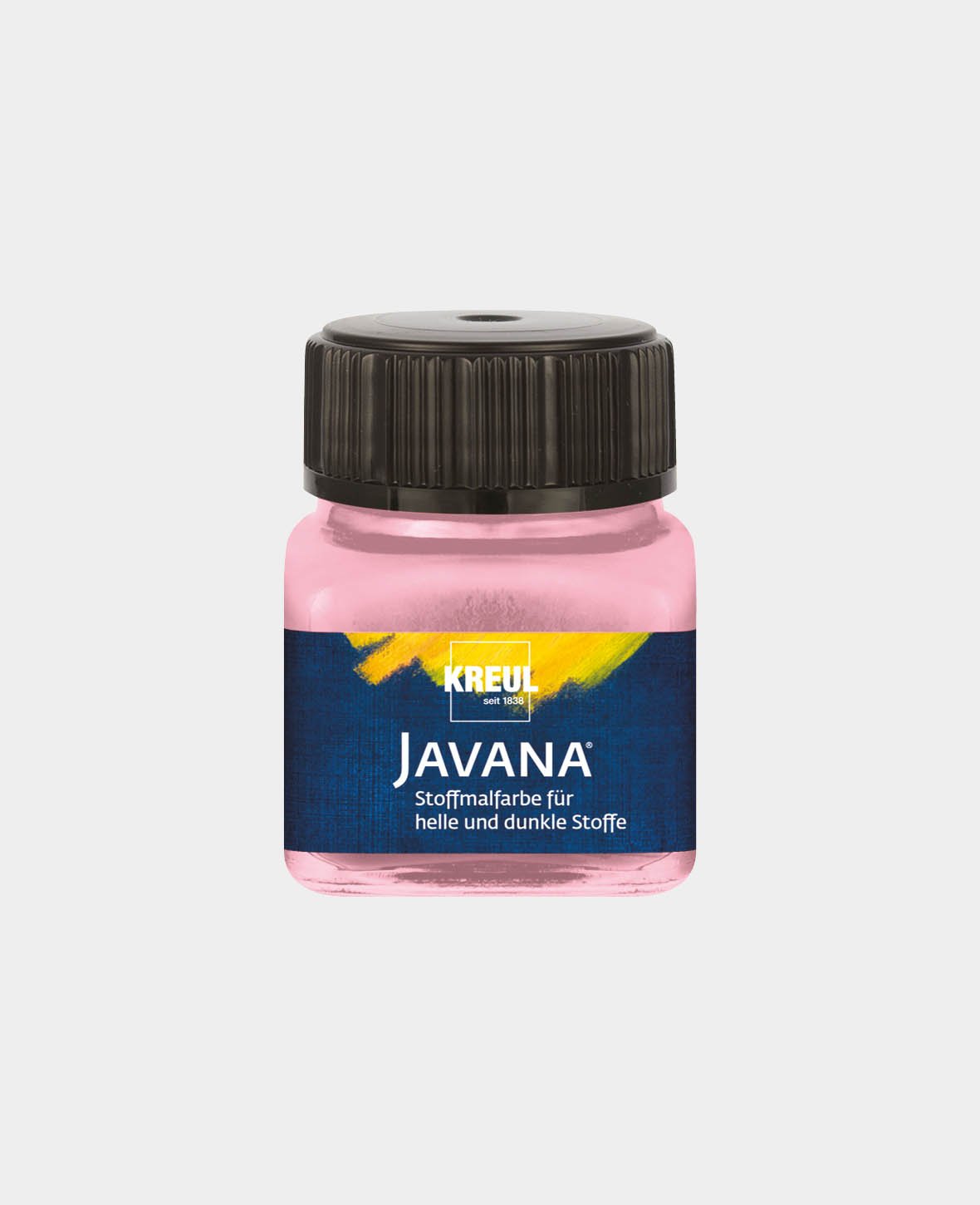 KREUL Javana Stoffmalfarbe für helle und dunkle Stoffe Rosé 20 ml