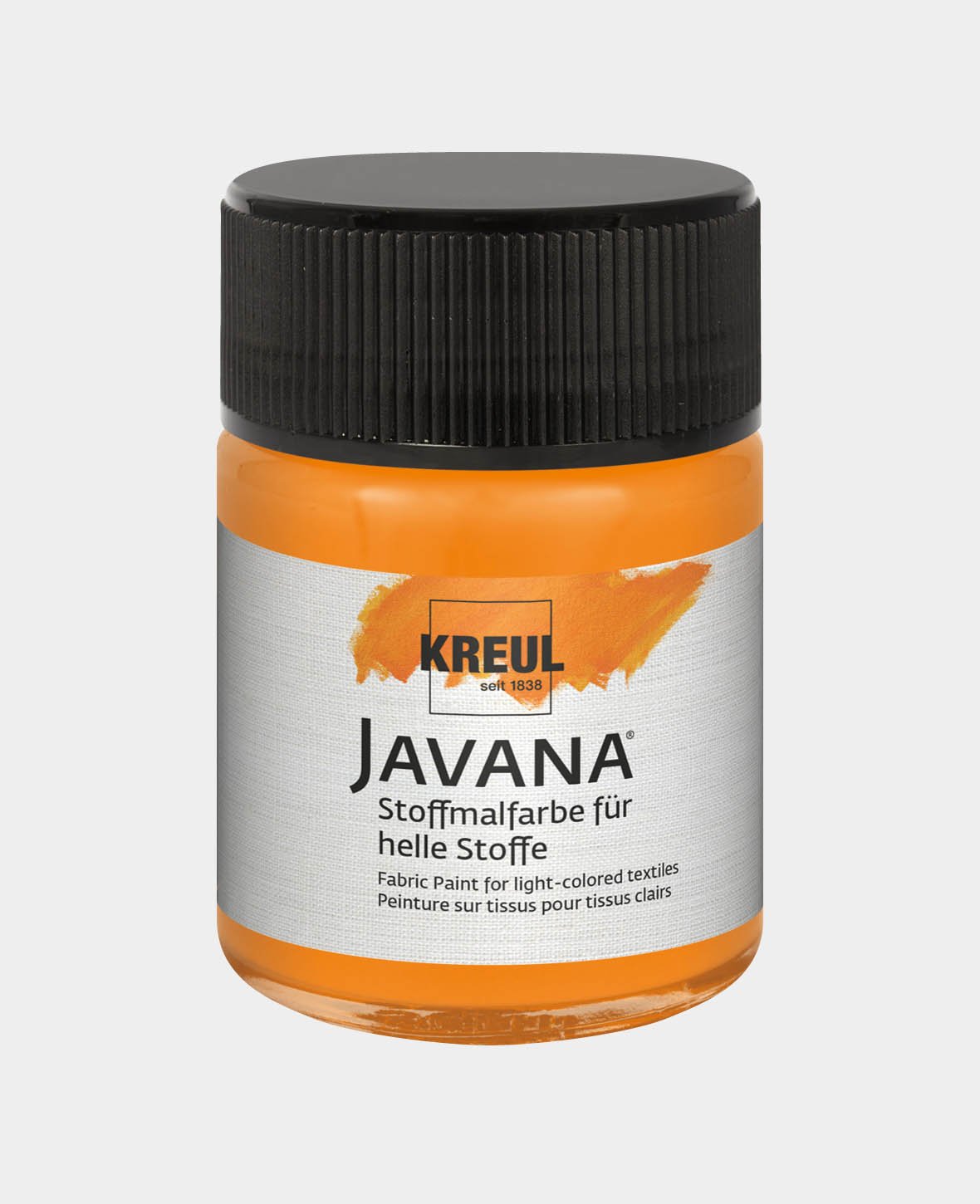 KREUL Javana Stoffmalfarbe für helle Stoffe Orange 50 ml