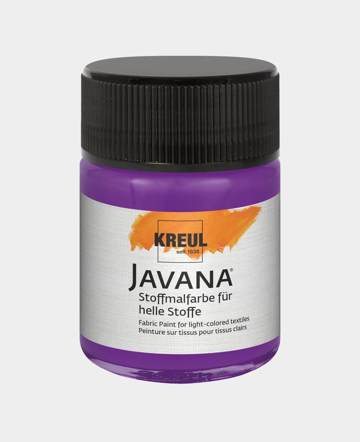 KREUL Javana Stoffmalfarbe für helle Stoffe Violett 50 ml