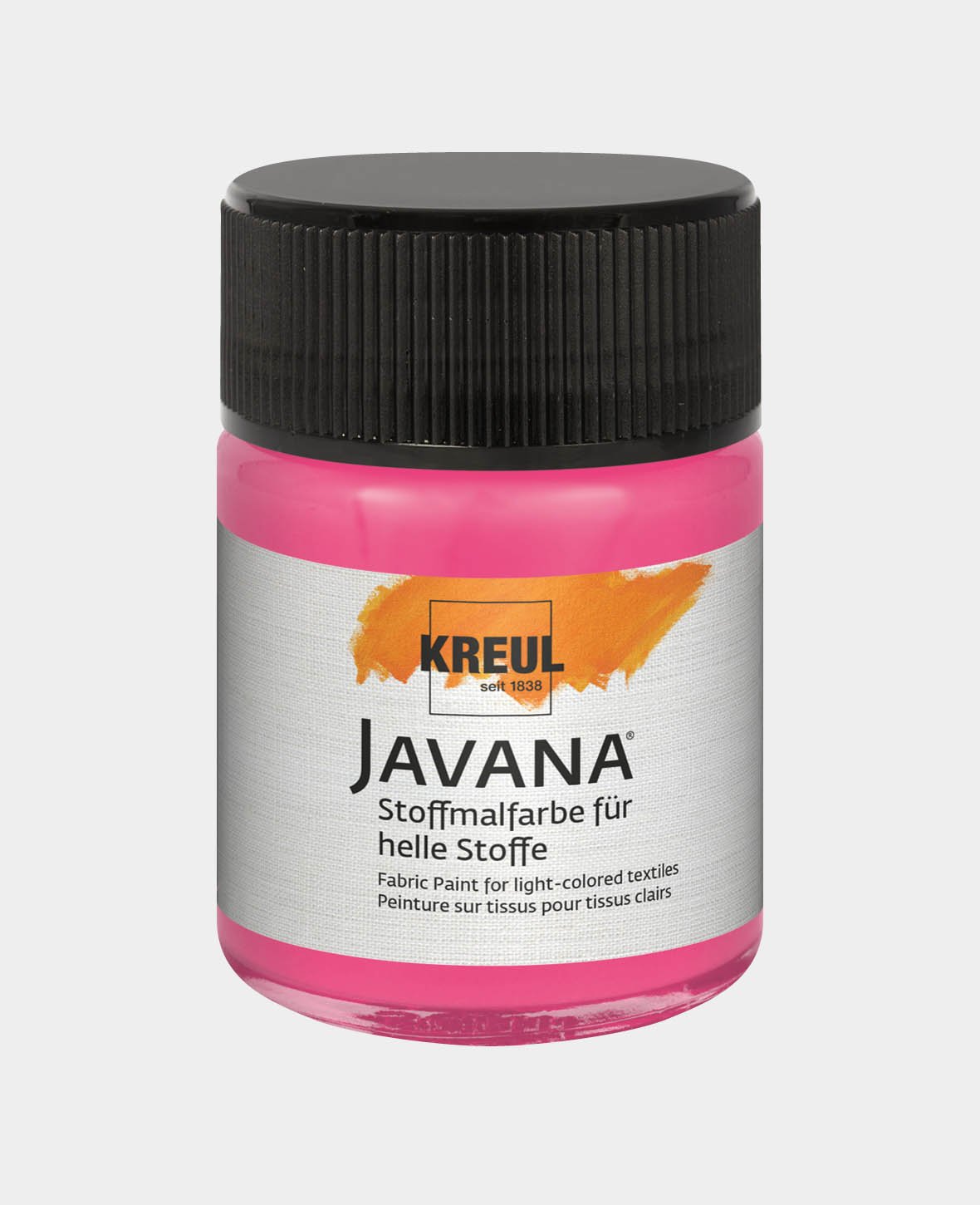 KREUL Javana Stoffmalfarbe für helle Stoffe Pink 50 ml