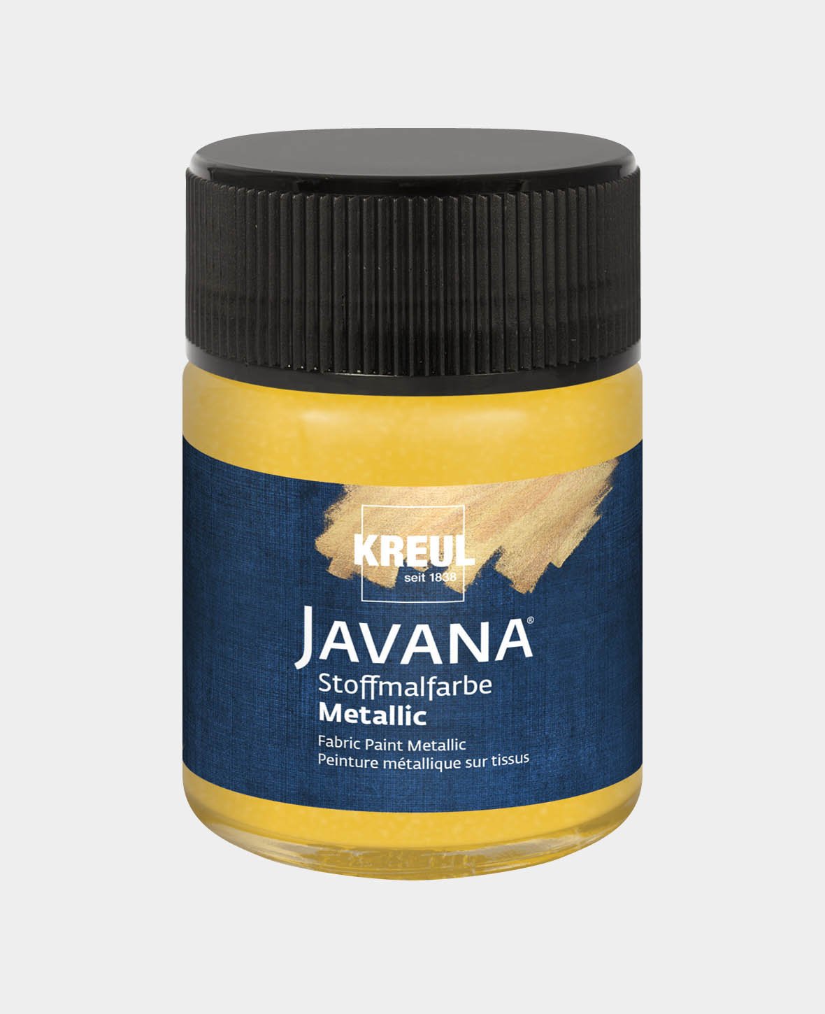 KREUL Javana Stoffmalfarbe Metallic Gold 50 ml