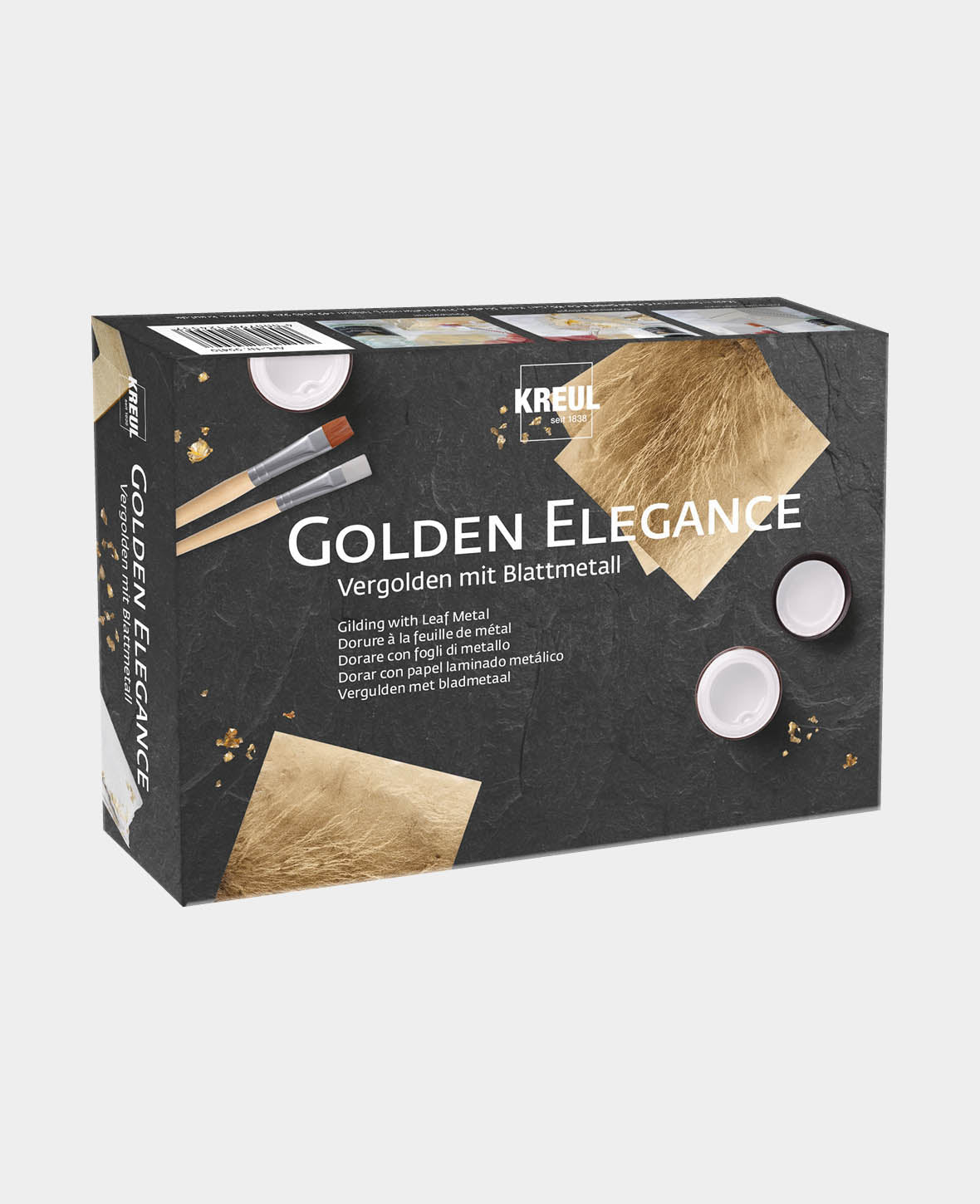 KREUL Vergolden mit Blattmetall, Set Golden Elegance