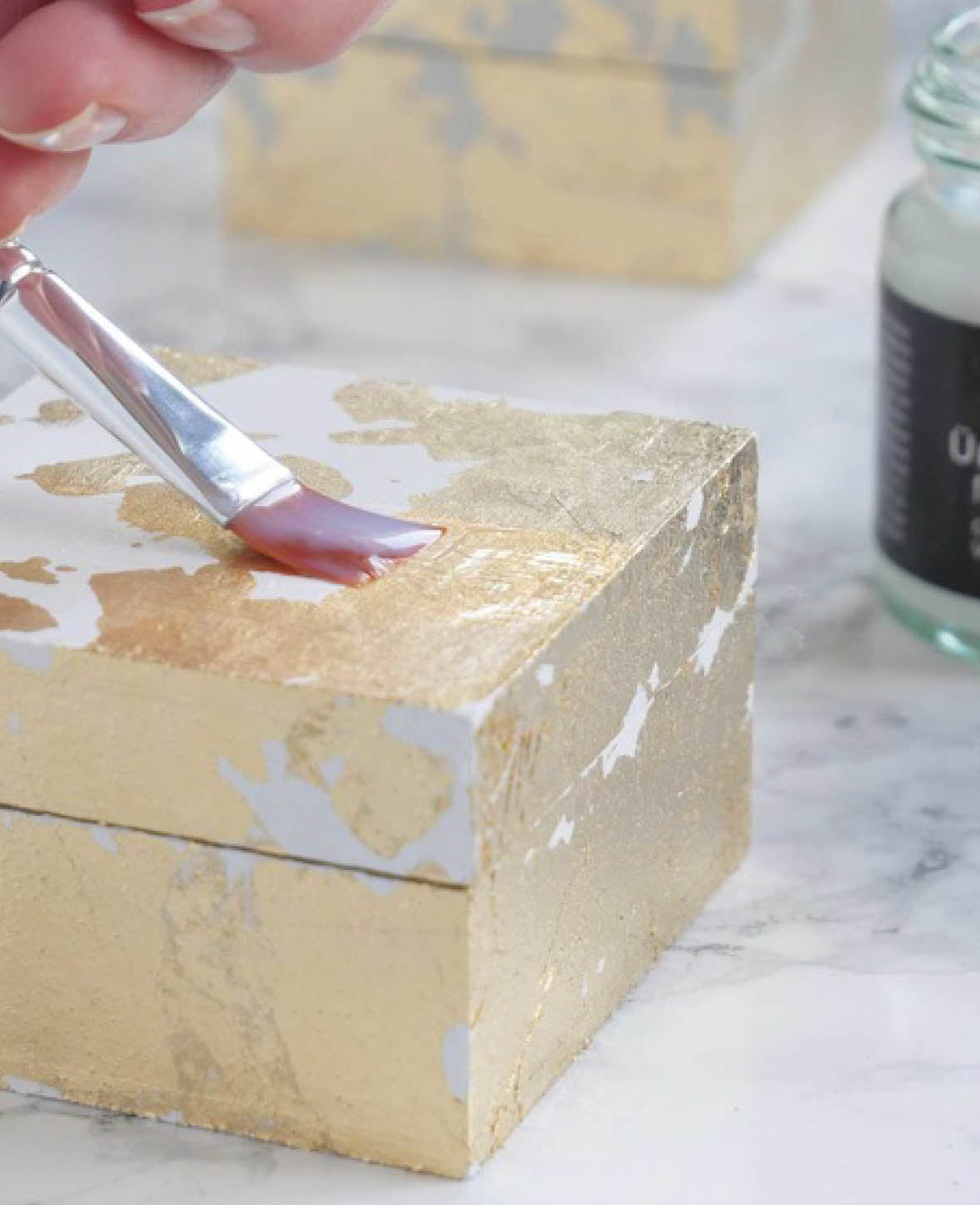 KREUL Vergolden mit Blattmetall, Set Golden Elegance