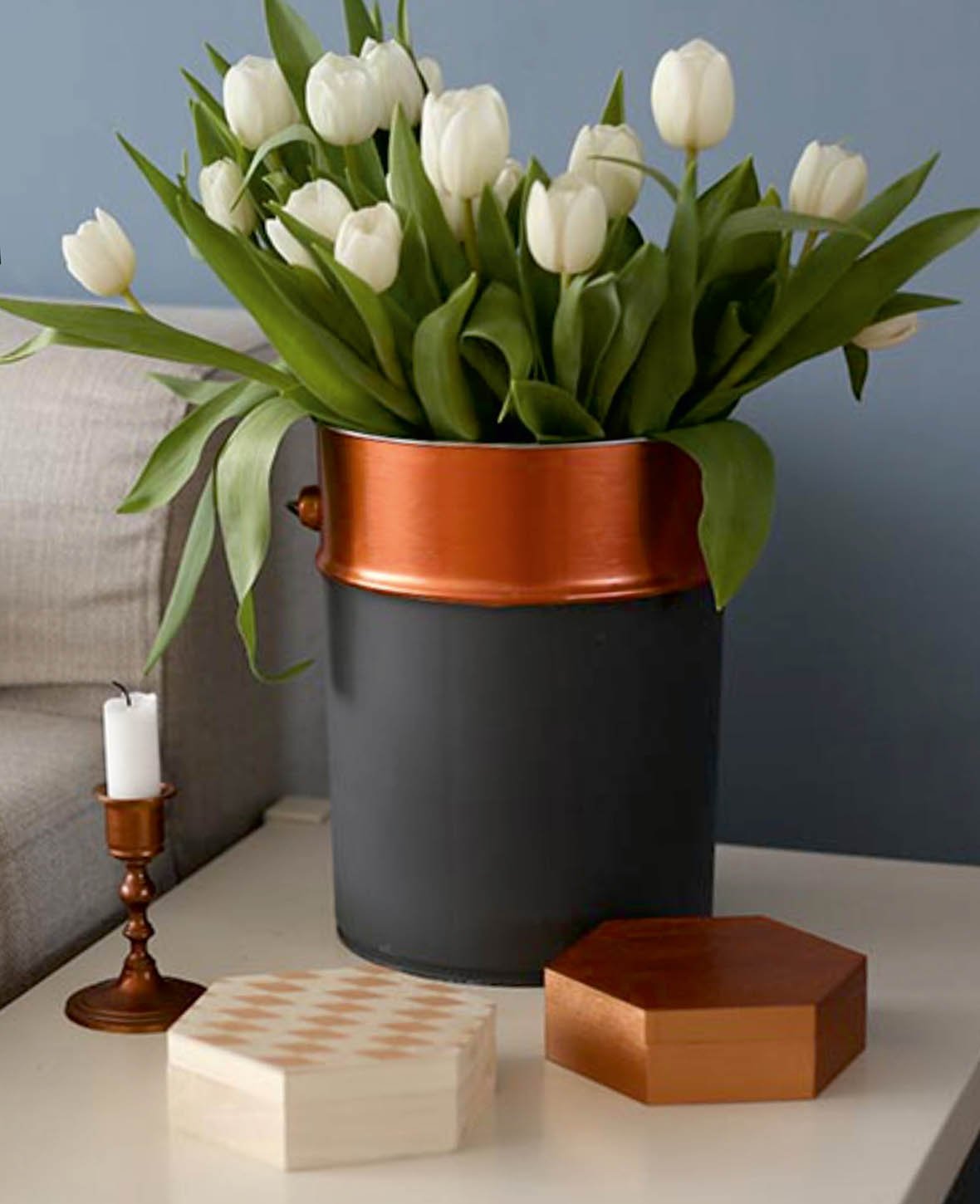 KREUL Acrylic Metallic Paints Basic Set, 6 x 20 ml including brush