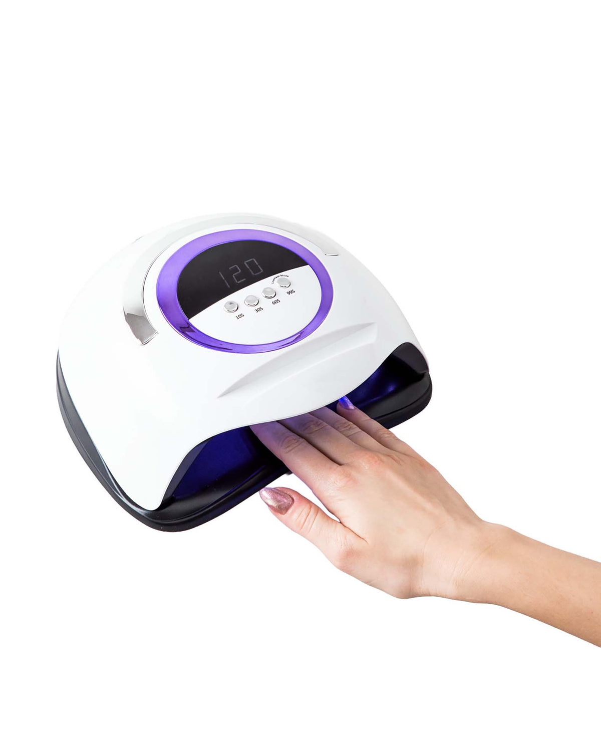 (120W) LED UV Nail Lamp Nail Dryer Light Curing Device with LED Disp