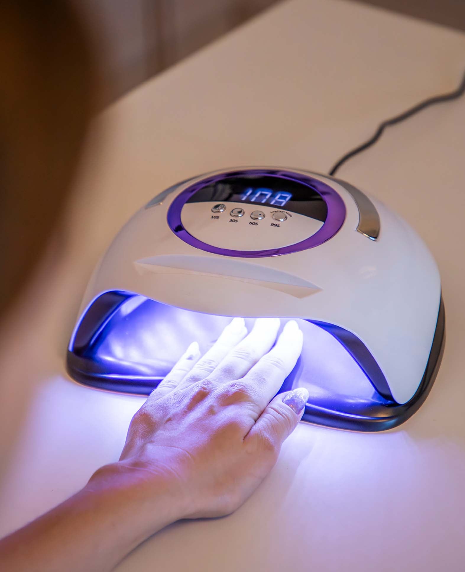 (120W) LED UV Nagellampe Nageltrockner Lichthärtungsgerät mit LED Disp