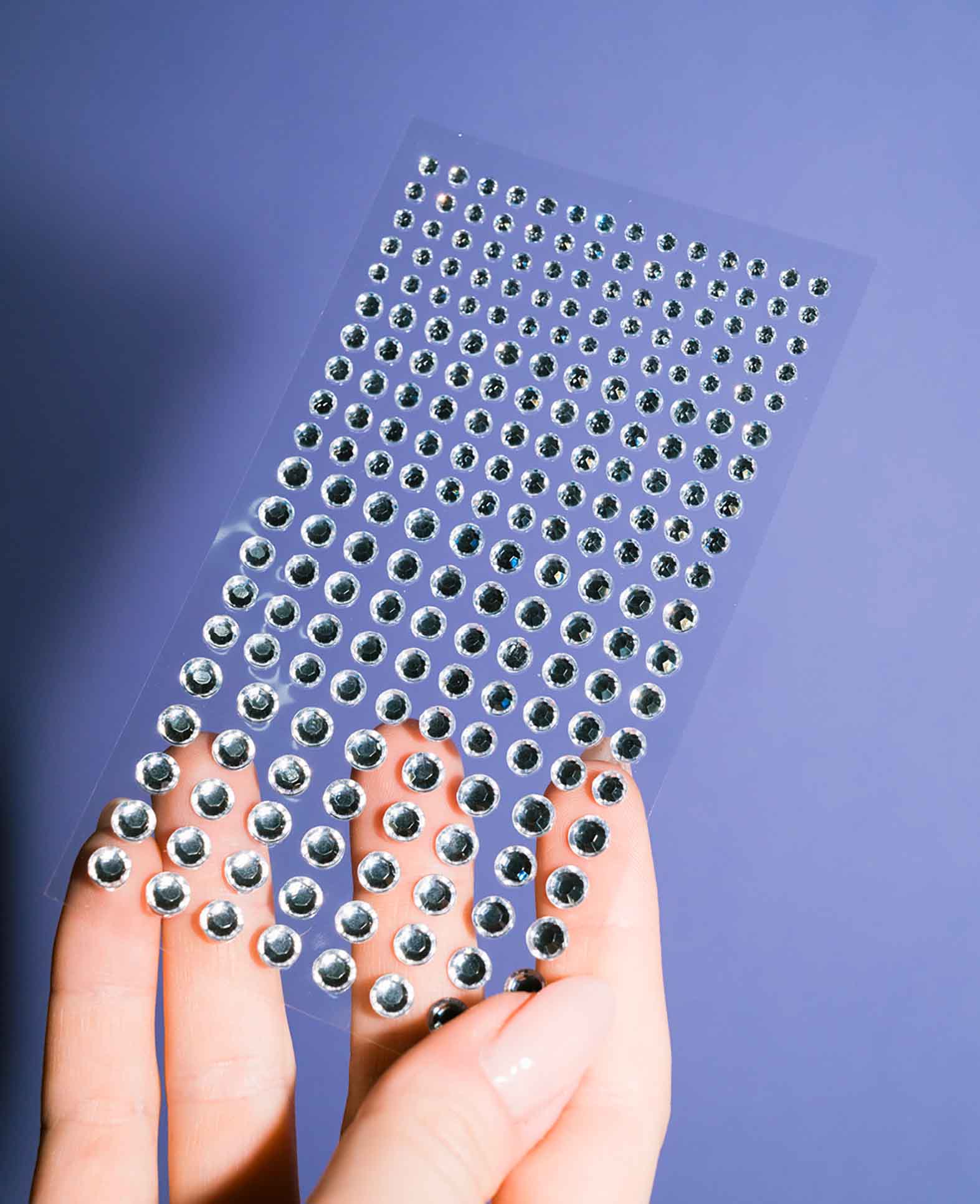 (Lot de 220) Strass autocollants pour visage et corps, festival