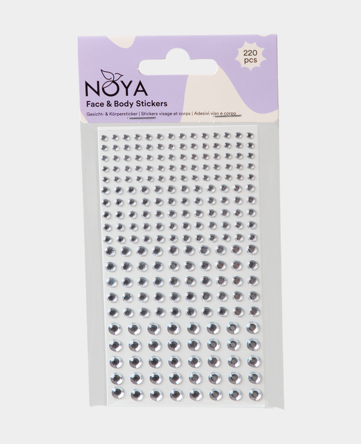 (220 Pcs Set) Rhinestone Festival Face and Body Stickers Self-Adhesive