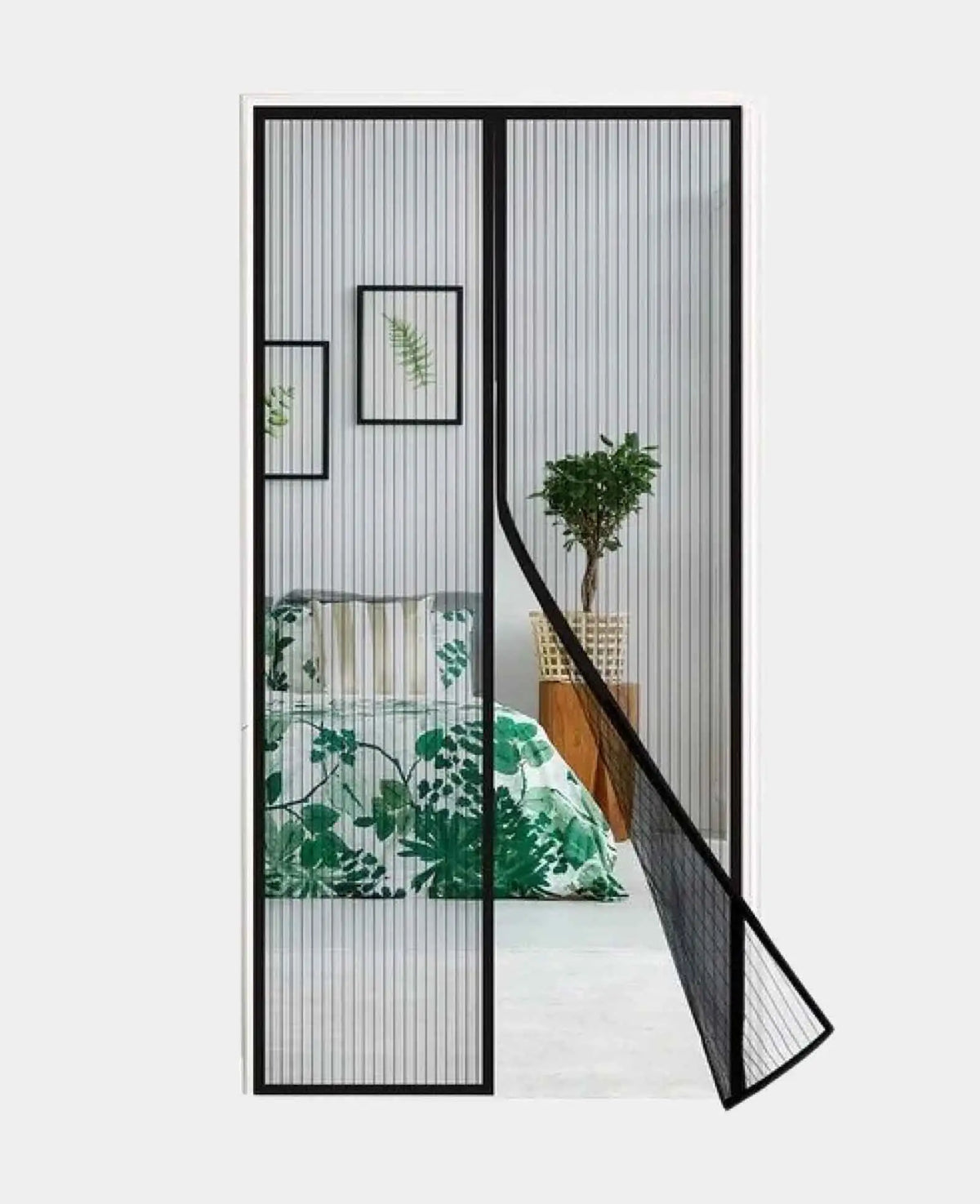 (120x220cm) Moustiquaire de porte magnétique rideau anti-mouches moustiquaire