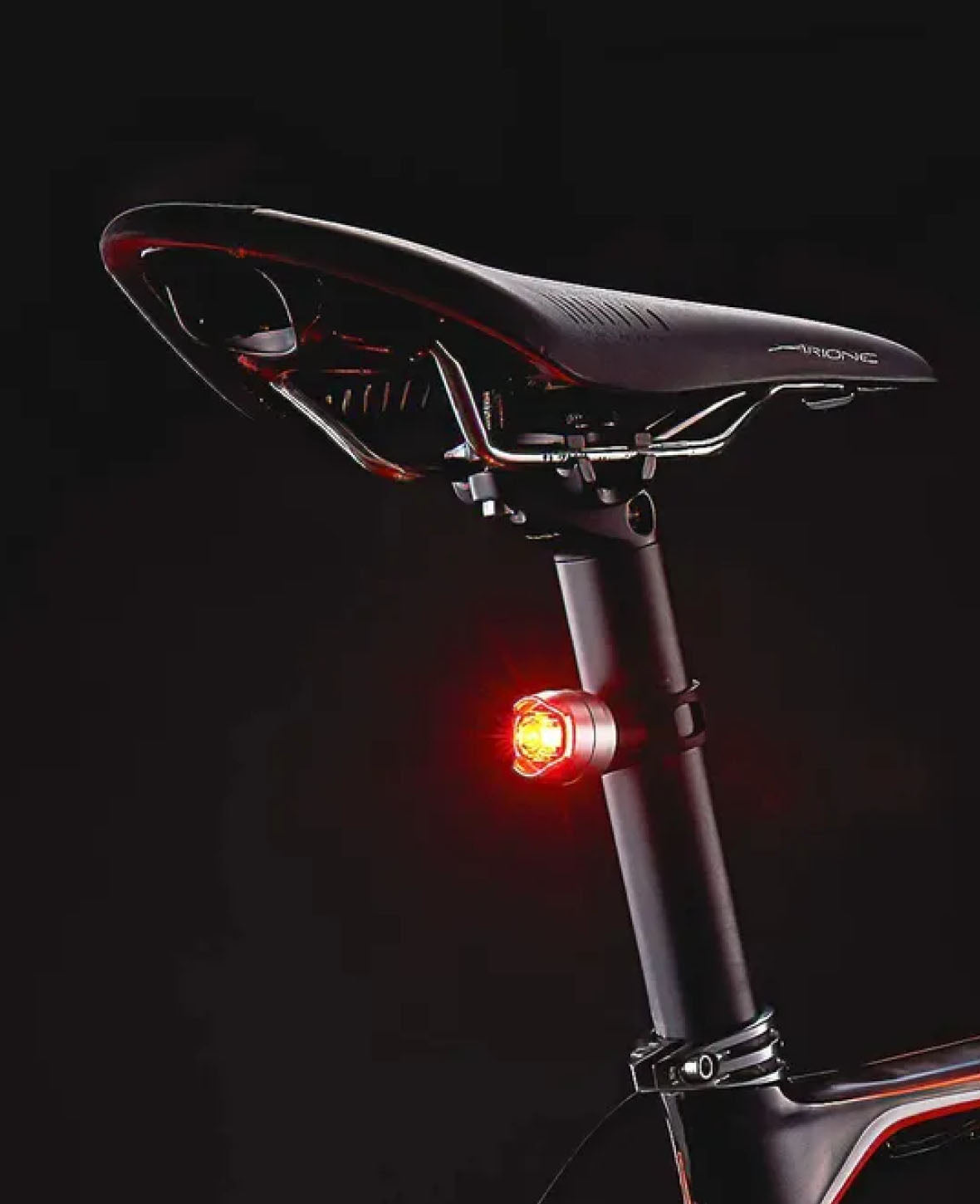 (2er Set) Fahrrad Alu Warnlicht Velo LED Front- und Rücklicht mit Gumm
