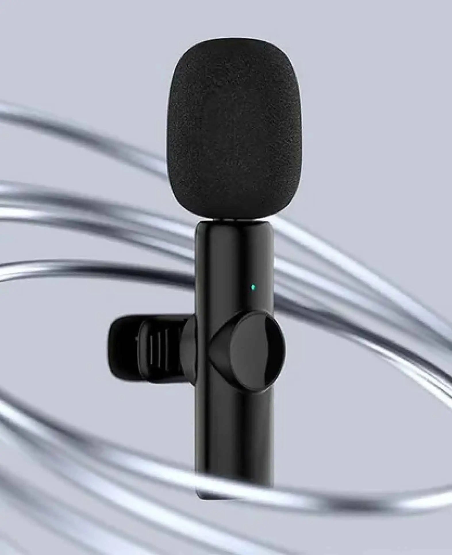 Kabelloses 360° Lavalier Mikrofon für Handy / Tablets mit Lightning An