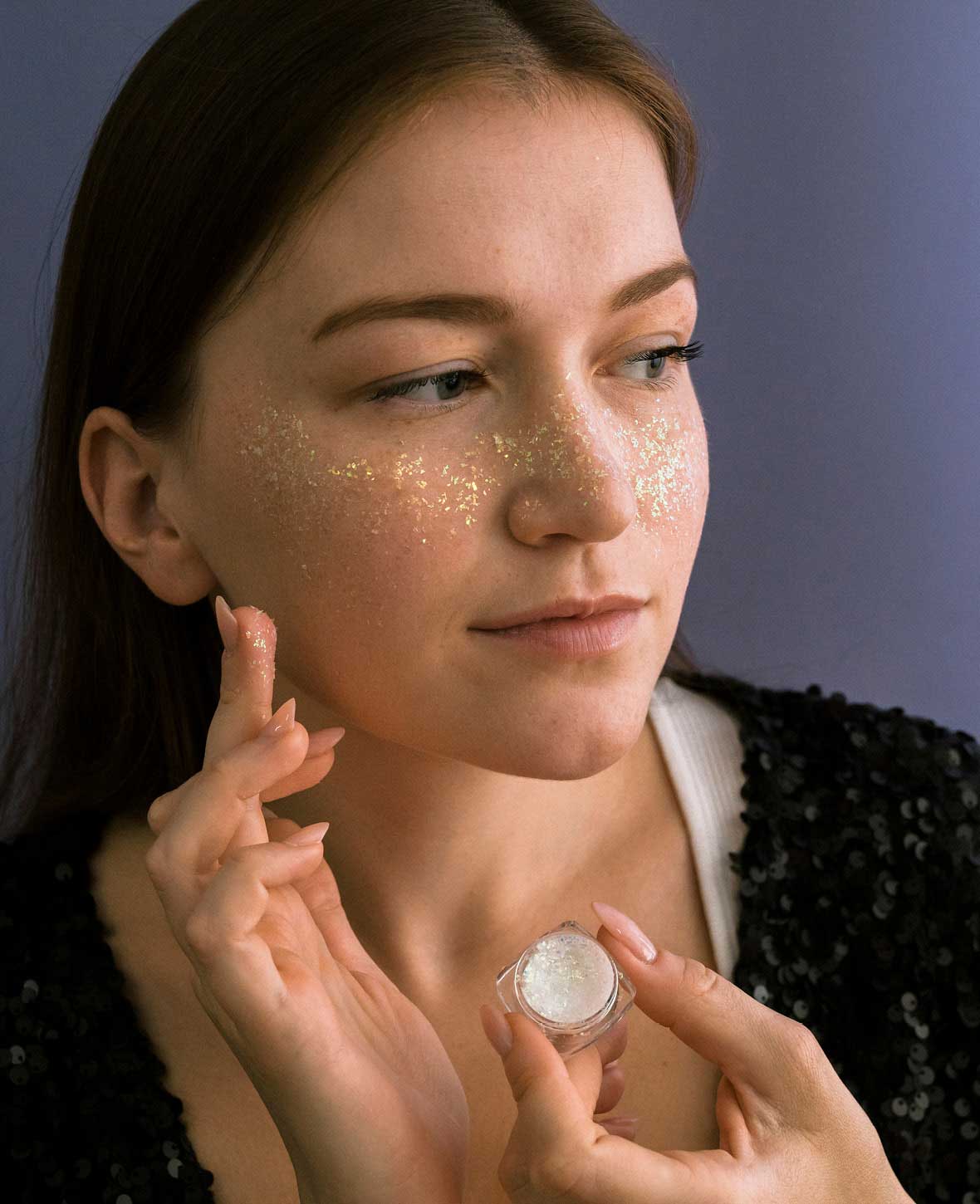 (6-piece set) Holographic Festival Face and Body Glitter Self