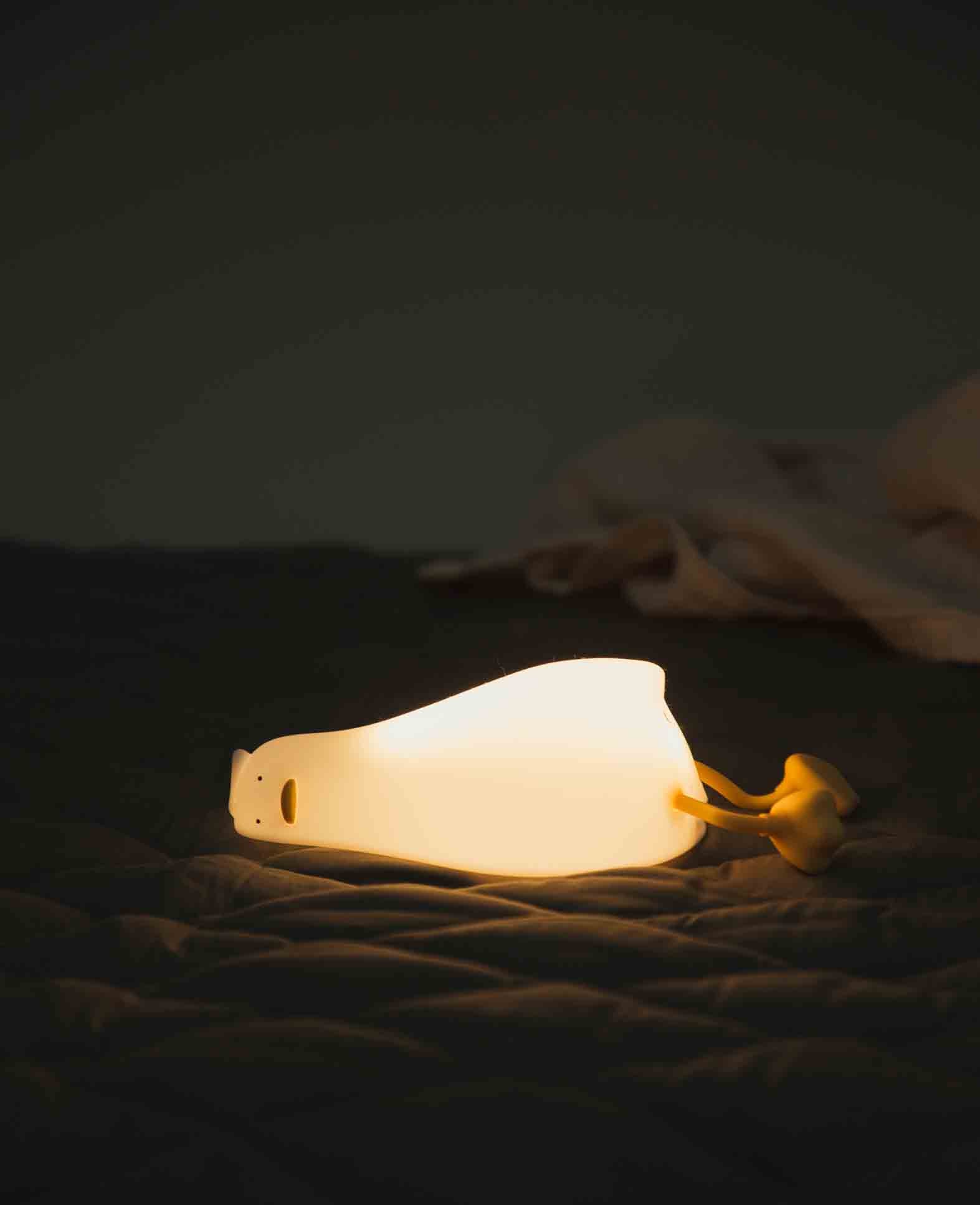 LED Nachtlicht Ente mit Touch, Weiss