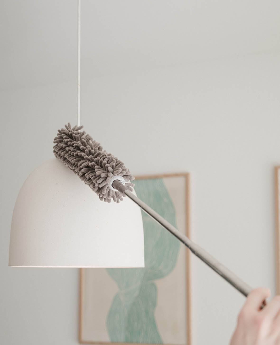 Mikrofaser Staubwedel Reinigungsbürsten mit Teleskopstiel, 2.5 m, 4-tlg.