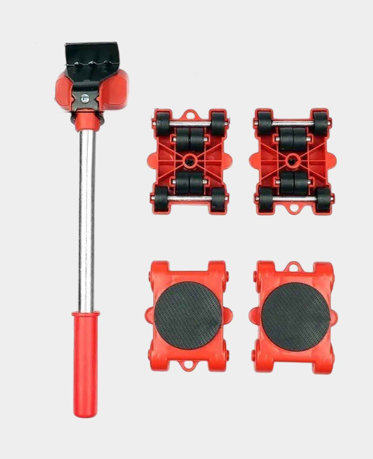 (5-tlg. Set) Möbel Transportrollen Lifter Set Hilfsmittel für Umzug (B