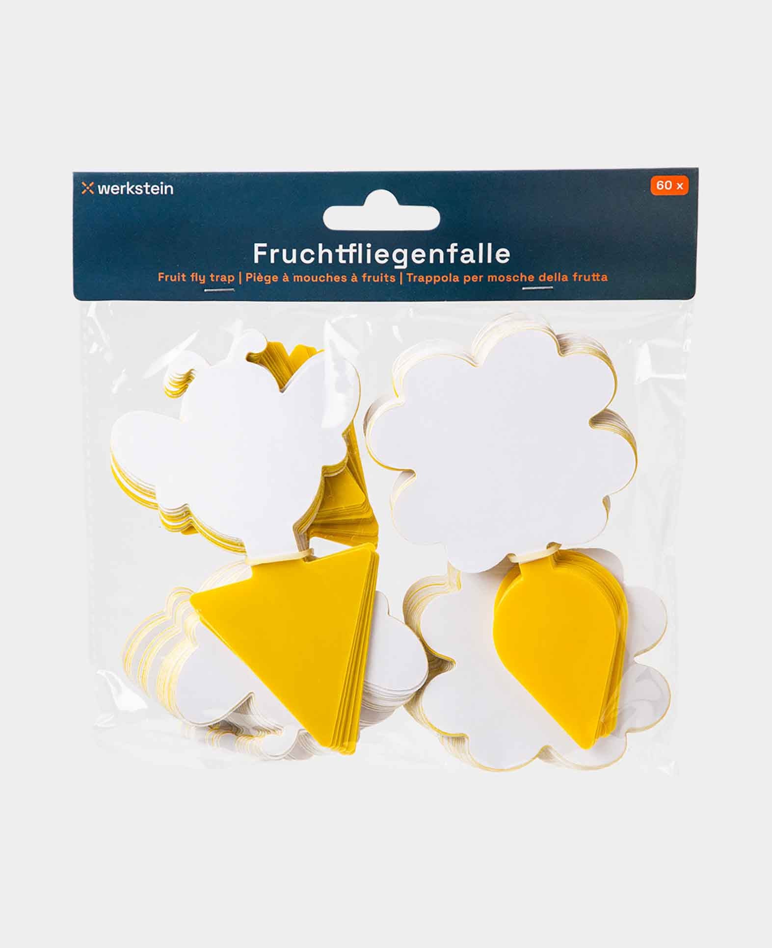 (60er Set) Trauermücken Klebefalle Gelbsticker