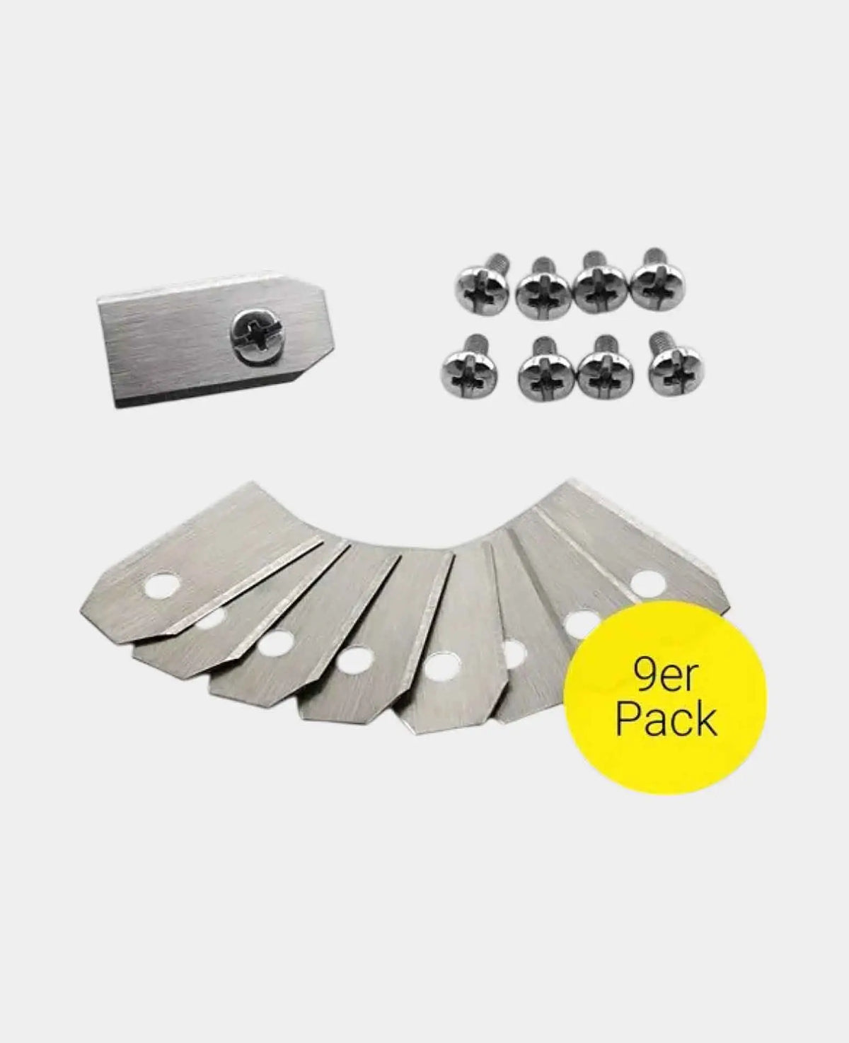 (9er Set) Ersatz Stahl Rasenmäher Klingen Rasentrimmer für Husqvarna