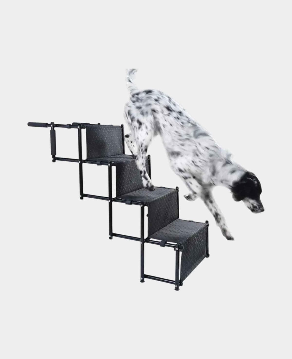 Faltbare Hundetreppe Auto Einstieghilfe Tragbare Hunde Rampe - Schwarz