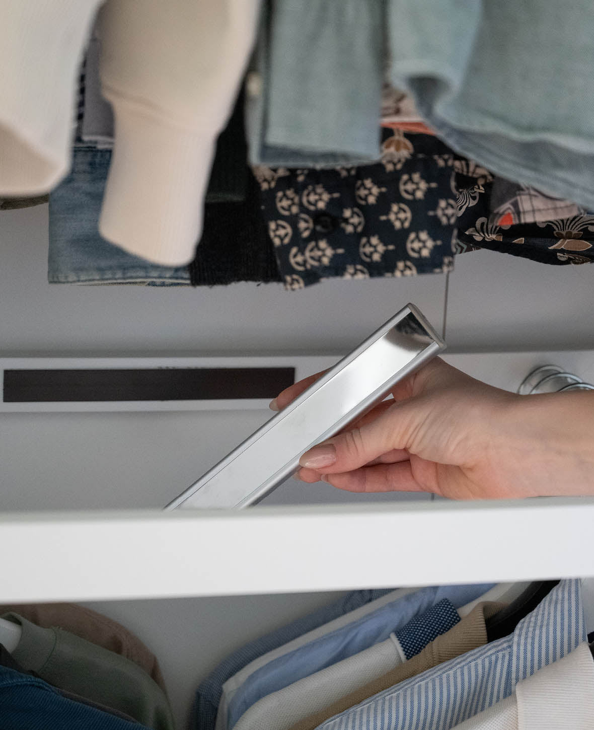 (19cm) 24 LED Bande lumineuse magnétique USB pour éclairage d'armoire