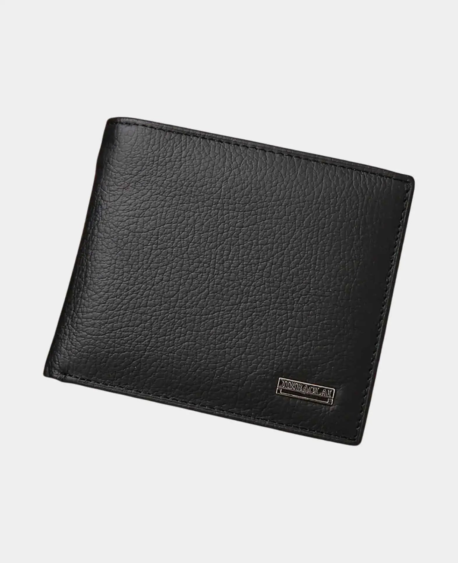 (115x97mm) Echtleder Geldbörse Fashion Portemonnaie mit 14 Fächern - S