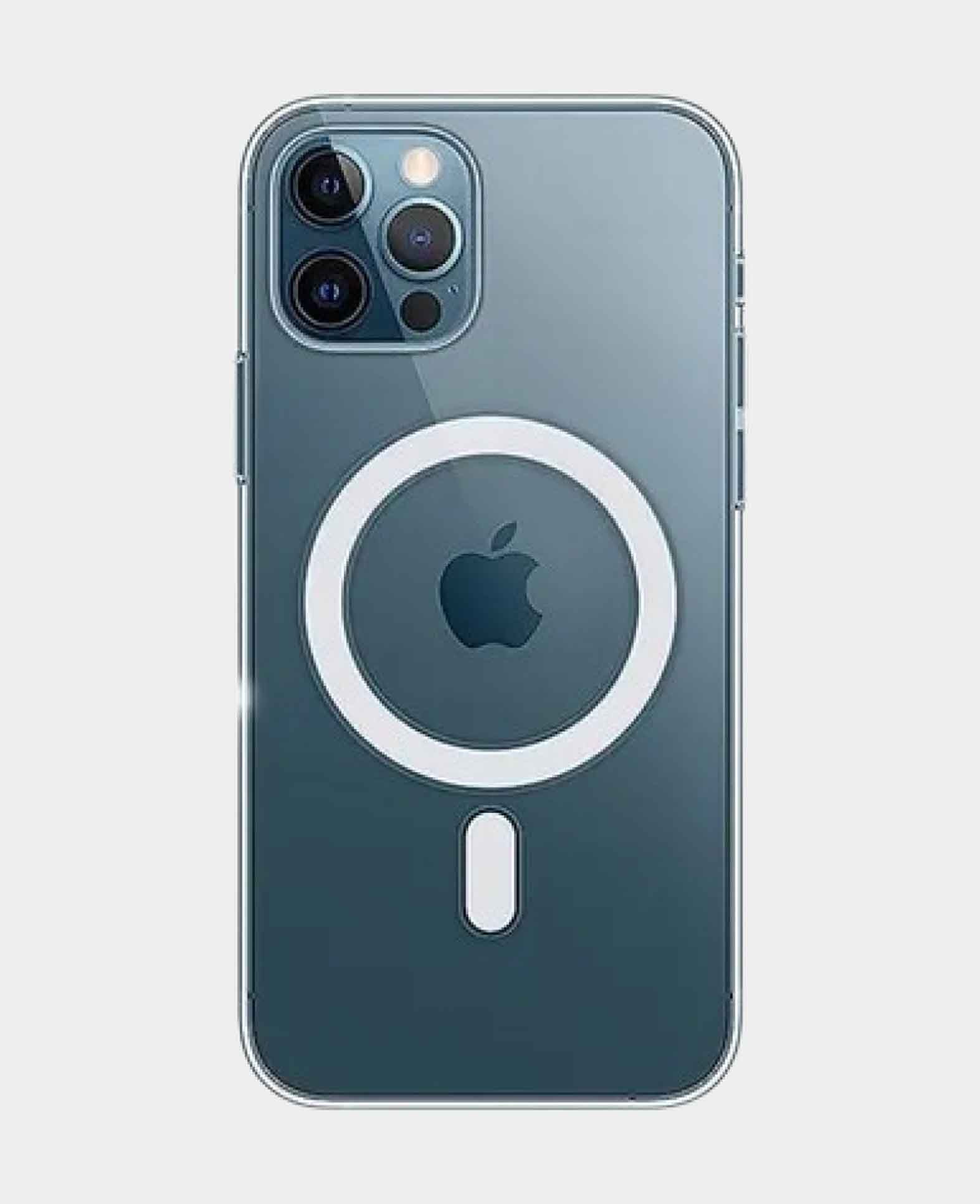 Coque hybride MagSafe pour iPhone 14 Pro Bumper en TPU et dos en acrylique - Transp
