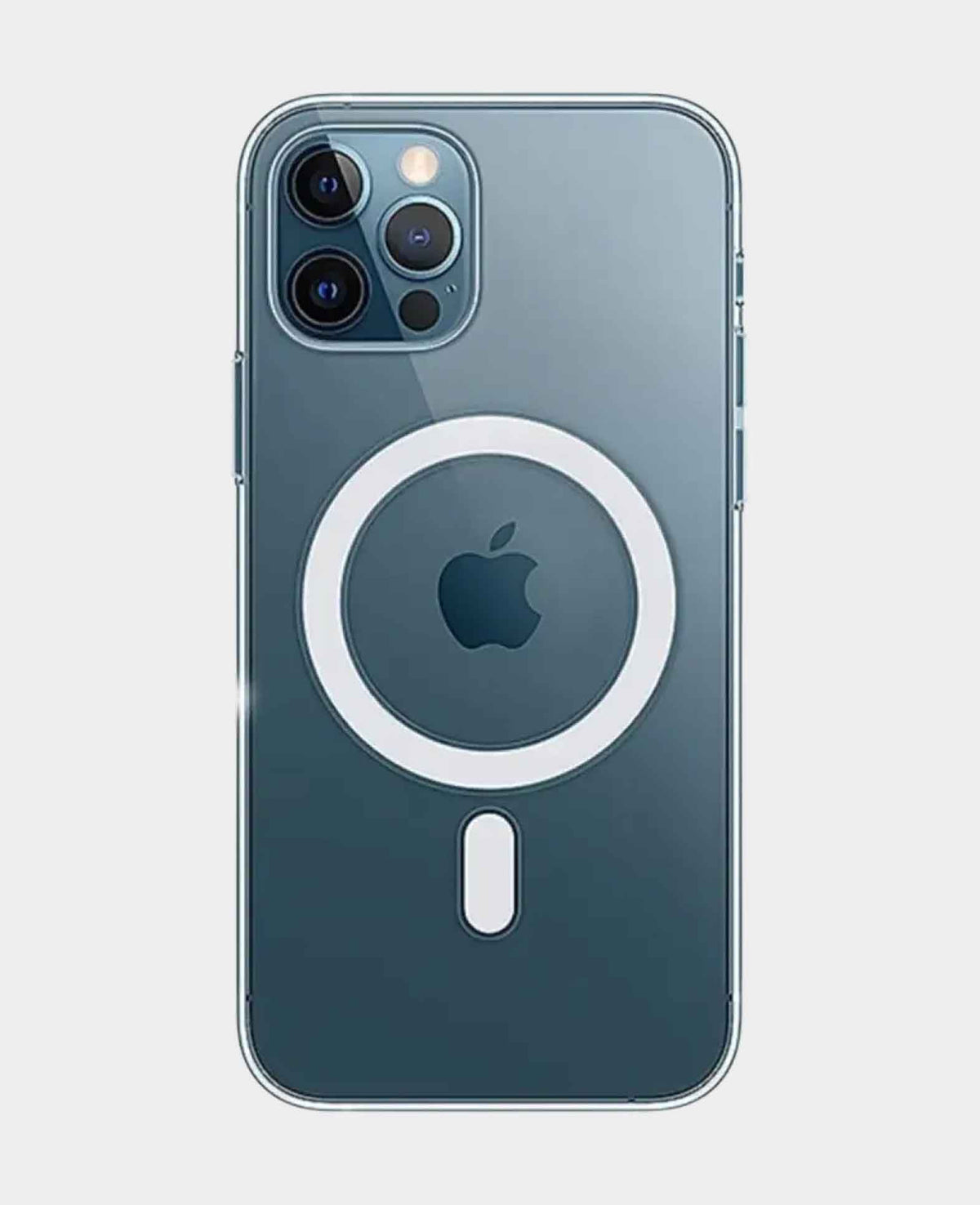 iPhone 14 MagSafe Hybrid Hülle TPU Bumper Acryl Rückseite - Transparen
