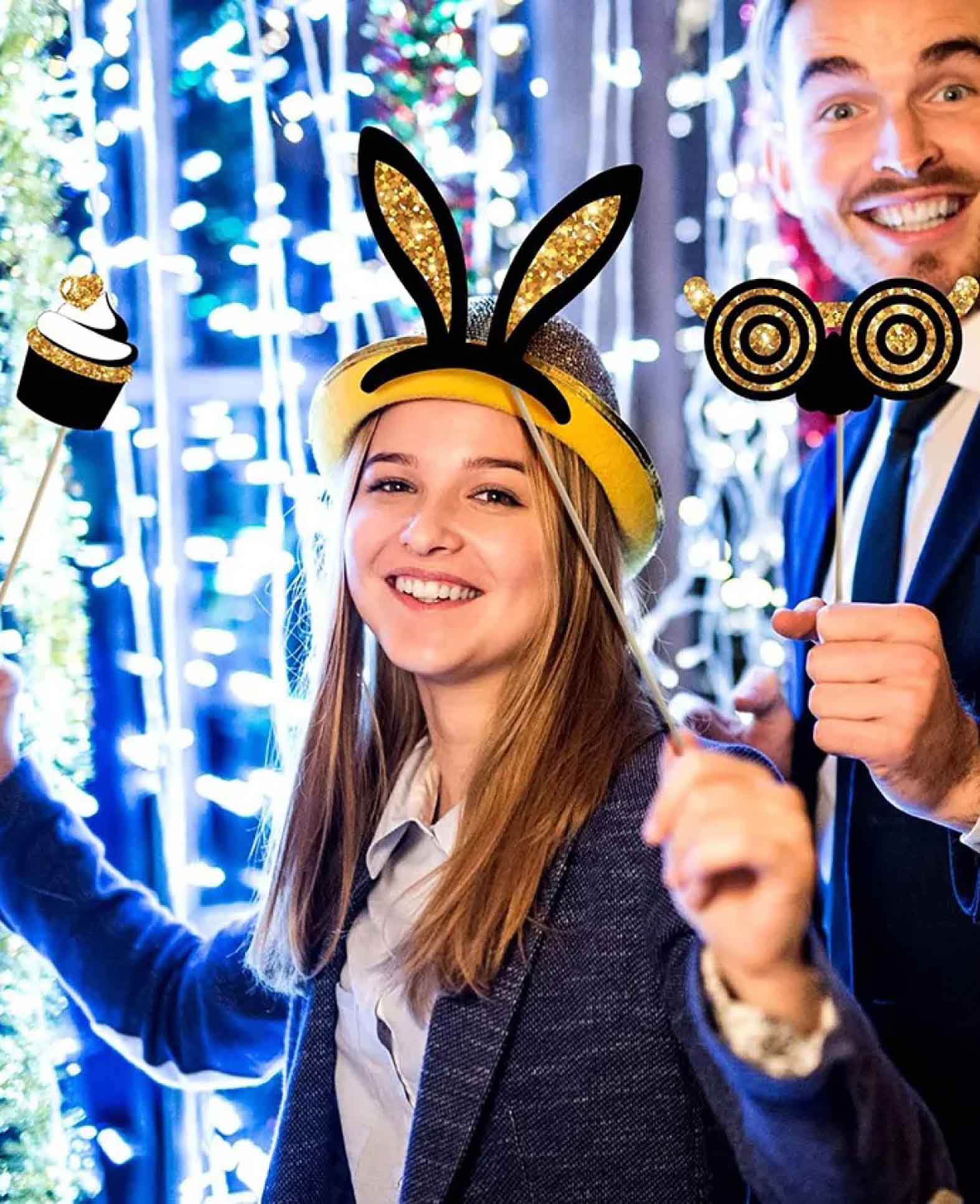 Accessoires de Photobooth pour Fête, 25 Pièces