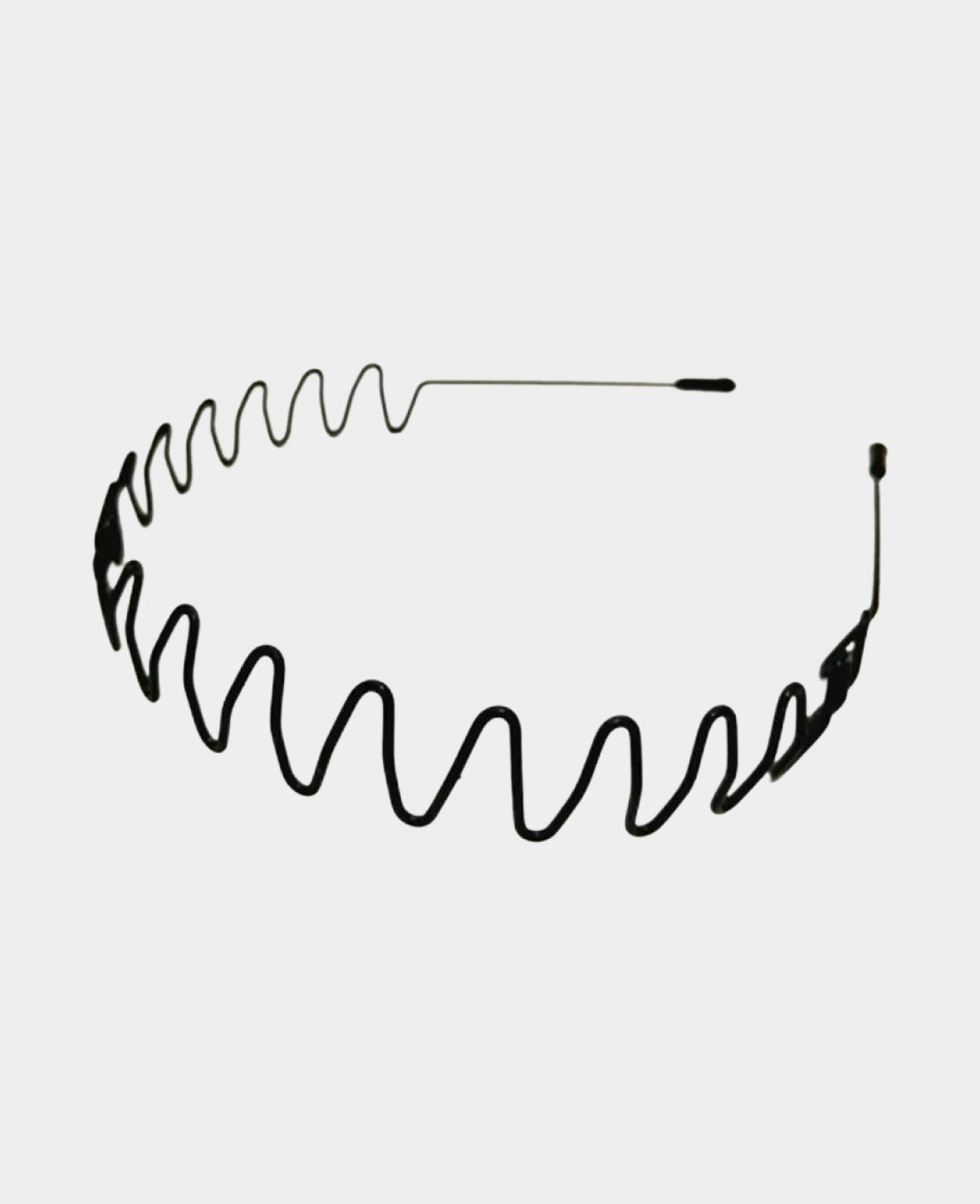 (Ø13cm) Wavy Hairband Non-Slip Metal Hair