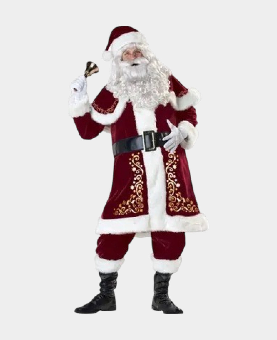 Christmas Erwachsenen Kostüm Weihnachtsmann Santa Clause, 175-180cm - Rot