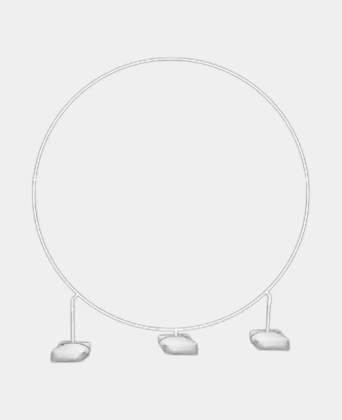 Luftballon Ständer Halterung Ø200cm - Kreis, 32-tlg. Set