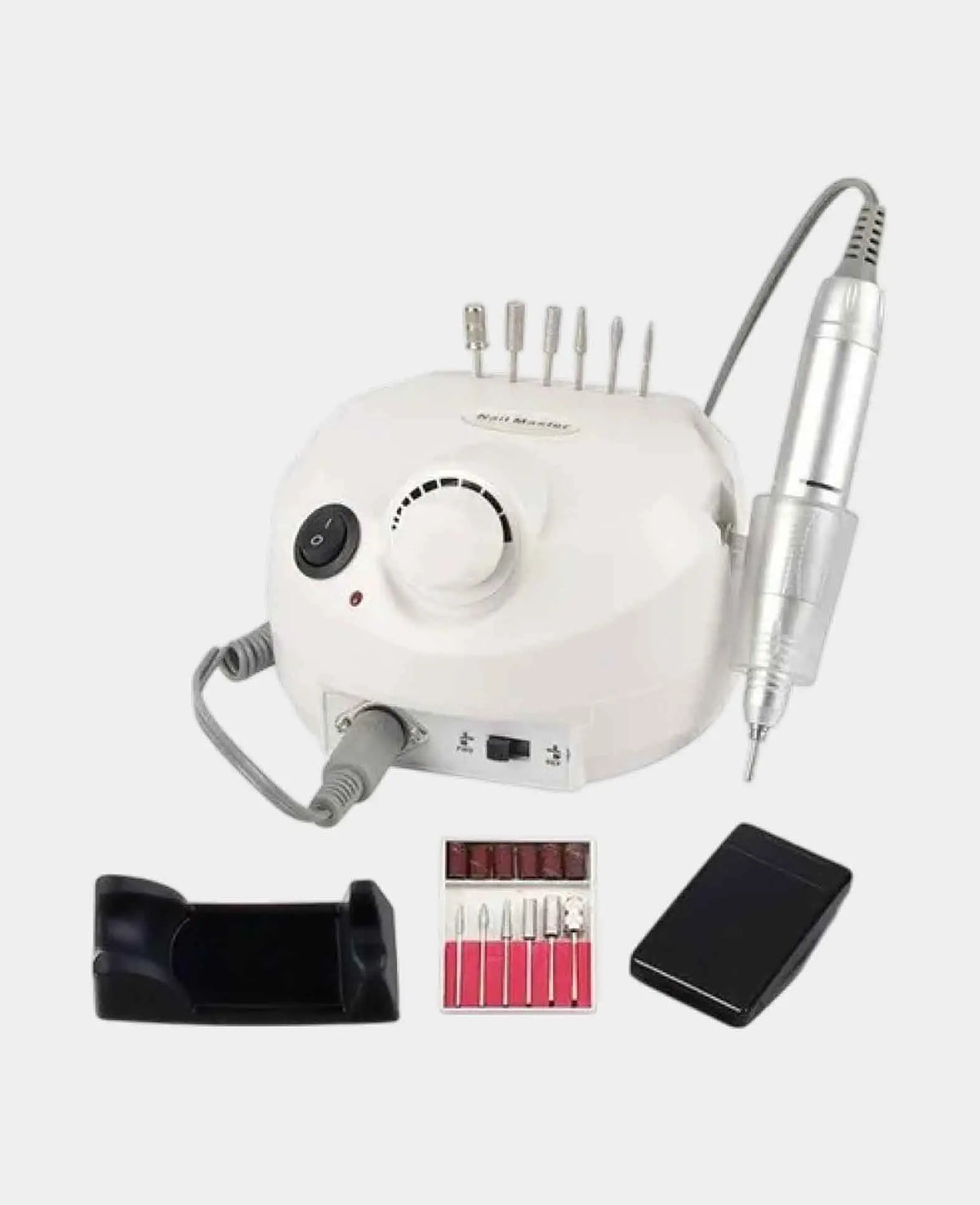 (6in1) Electric Nail Drill Nail Care with Pedal Polishing Tool Ma