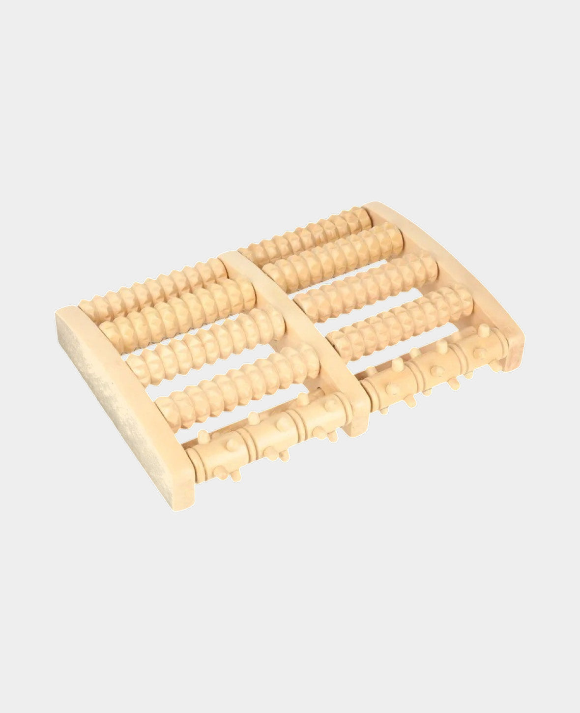 (27x18x4cm) Relaxing Wooden Foot Massage Roller -