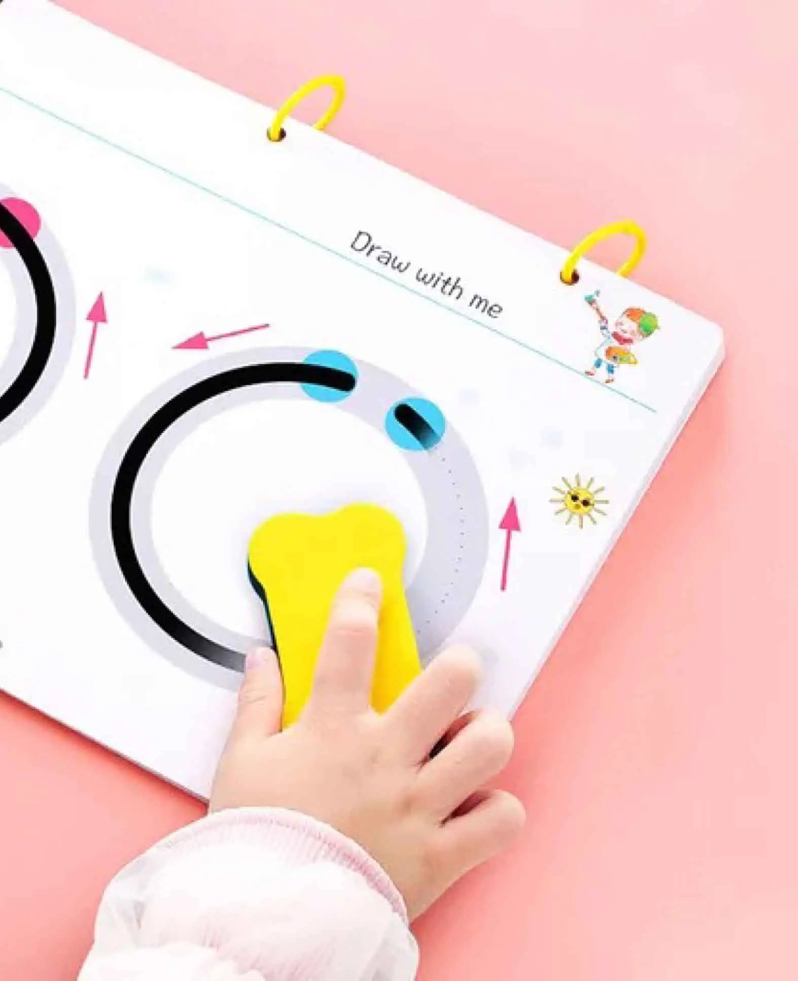 Kinder Wisch und Weg Lernspiel mit Abwischbarem Stift, 39-tlg.