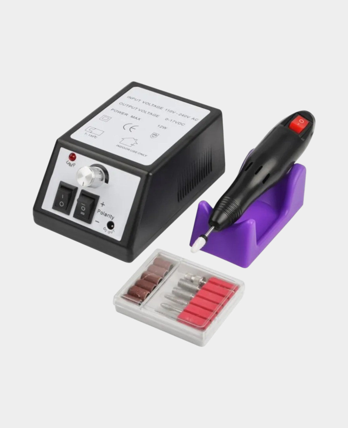 (6-in-1) Electric Nail Drill Nail File Polisher