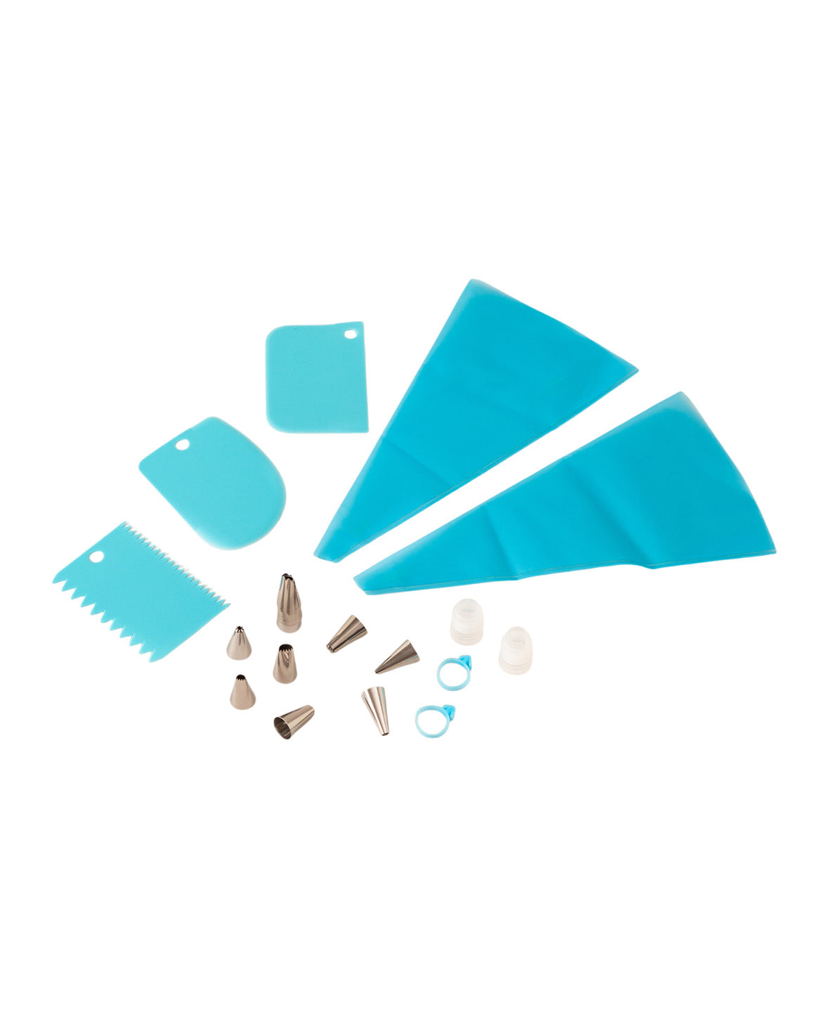 (21-piece set) Silicone Piping Bag Cake Decorating Kit
