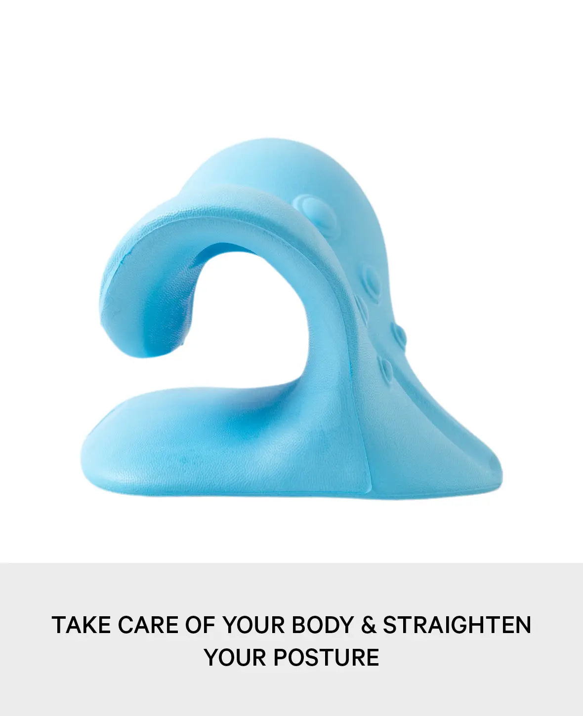 Neck Massage Pillow Cervical Spine Relaxation - Blue