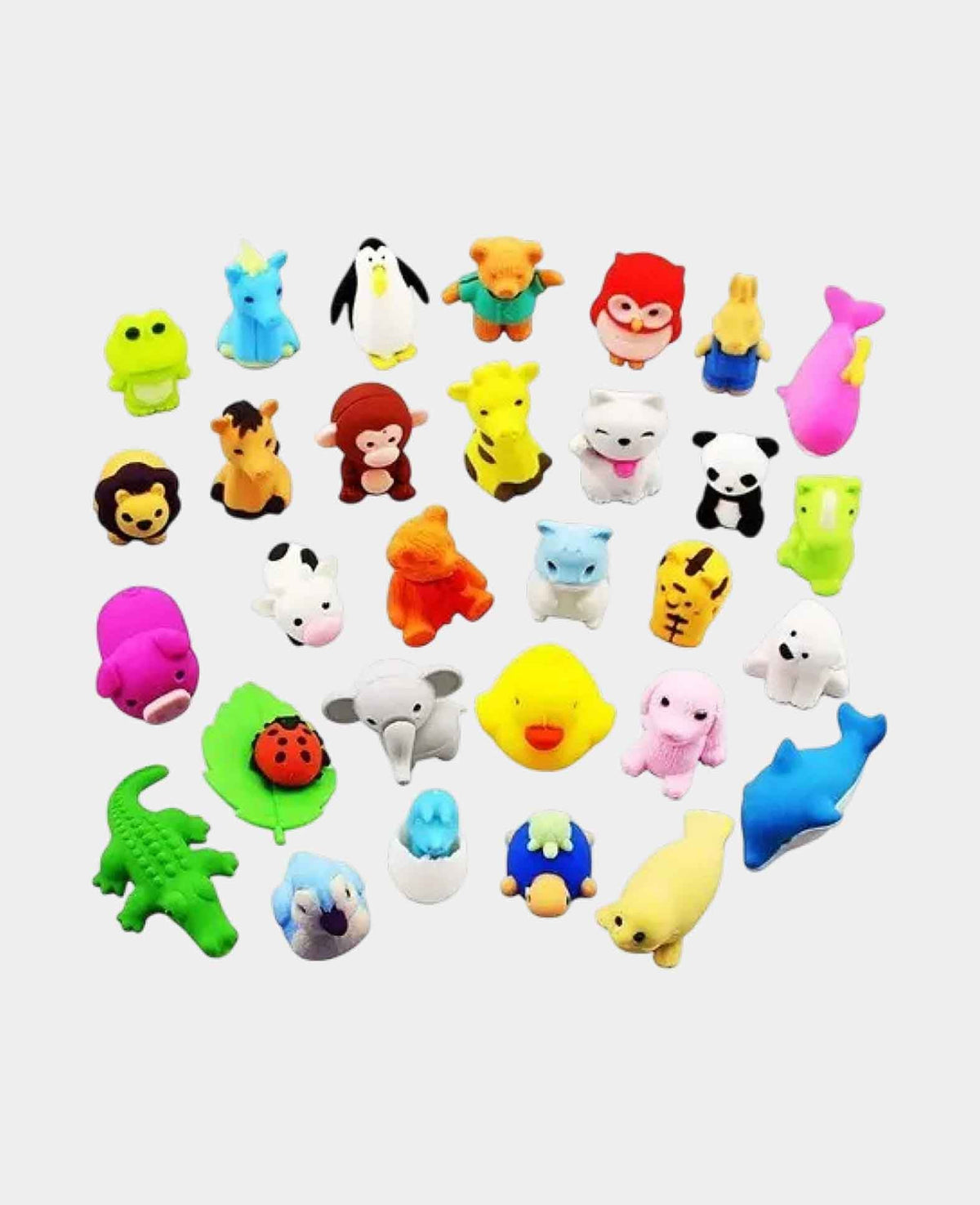 (20er Set) 3D Radiergummi Lustige Schul Radierer - Tiere