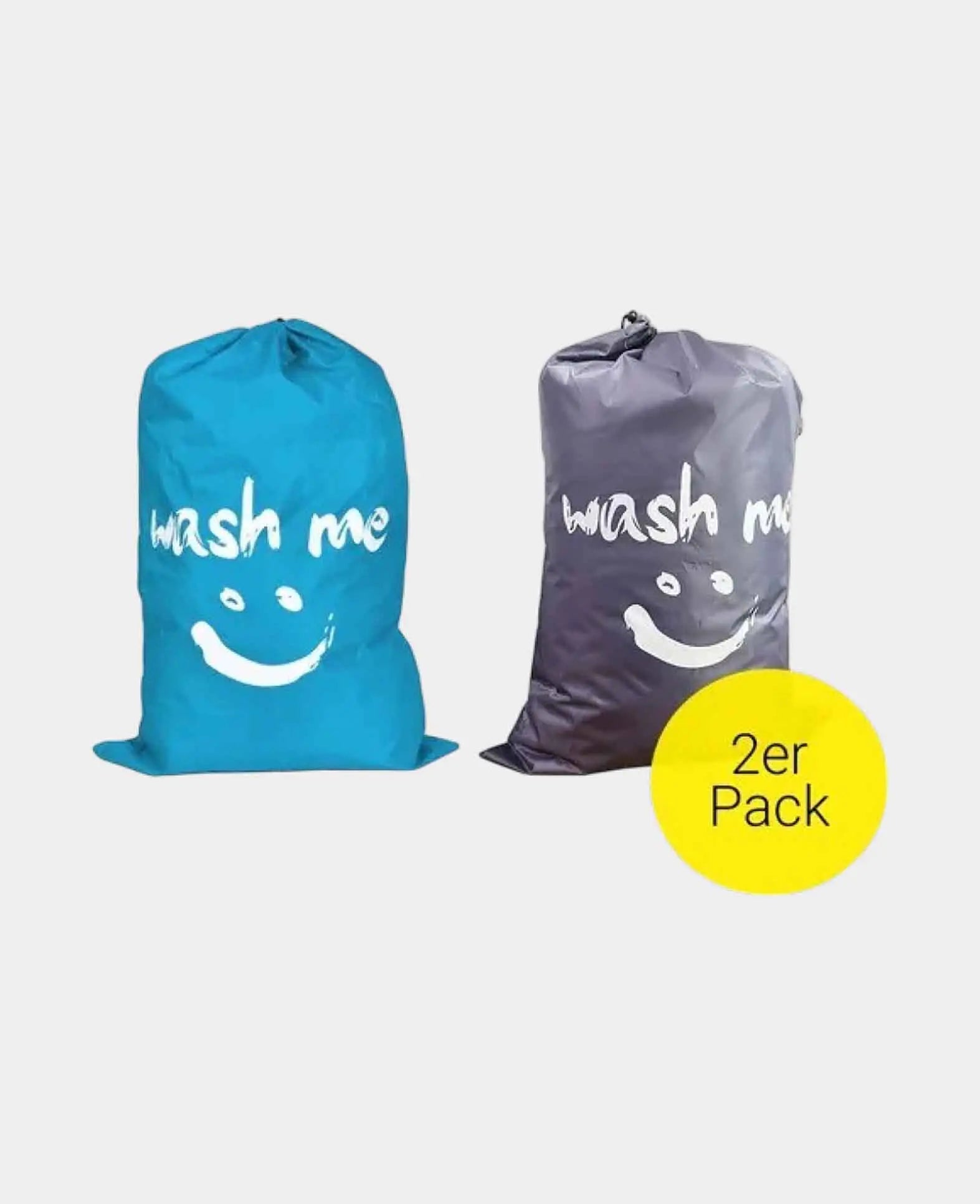 (Set of 2) 95x68cm Foldable Travel Laundry Bag Dirty Laundry Storage