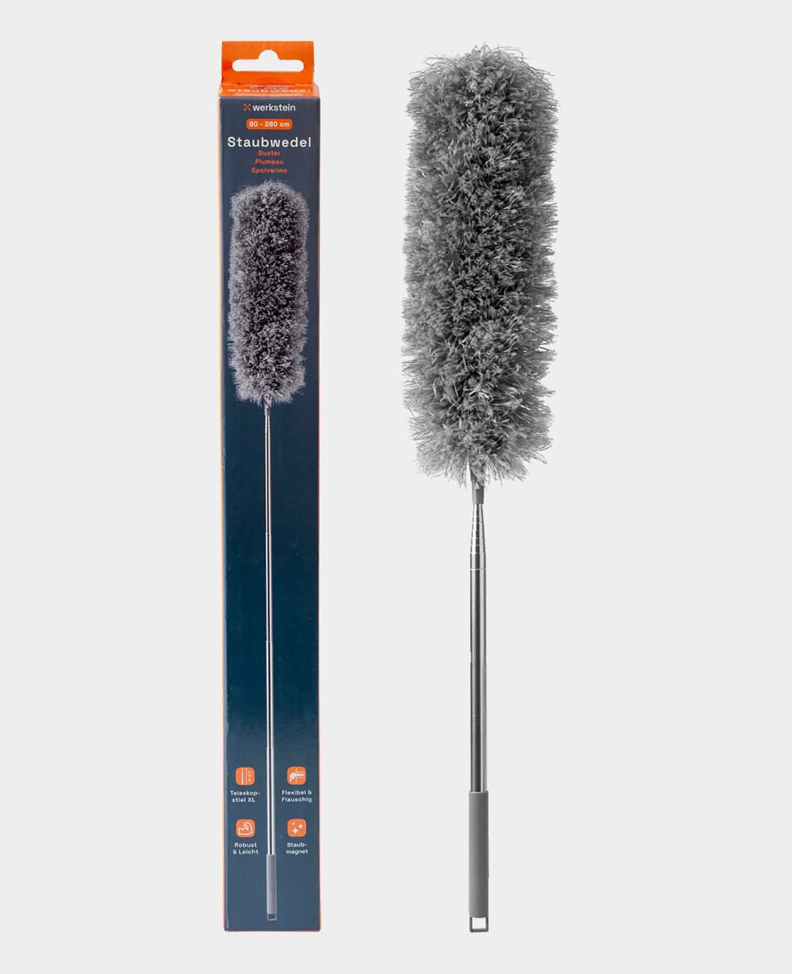 Mikrofaser Staubwedel mit Teleskopstiel (2.8m)