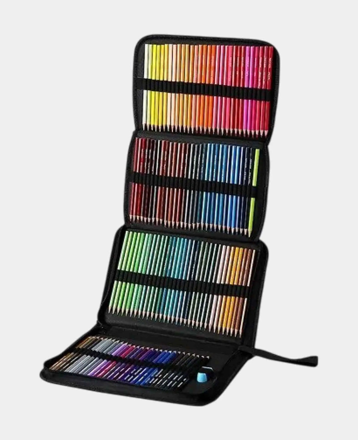 Wooden Color Pencils Sketch Colored Pencils with Sharpener + Case, 122-piece Set