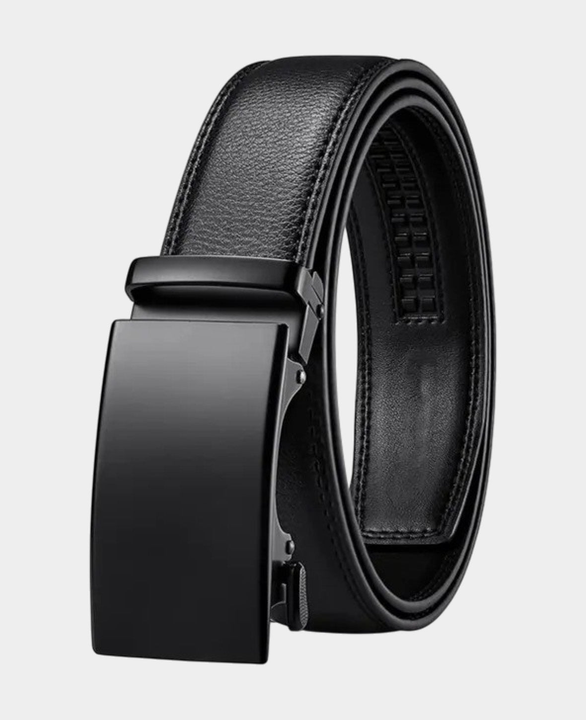 (125cm) Echtleder Gürtel Accessoire Ratschengürtel