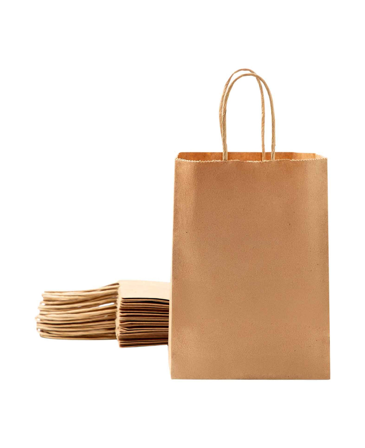 Kraft Paper Gift Bags, Brown, 21x15cm, 20 pcs.