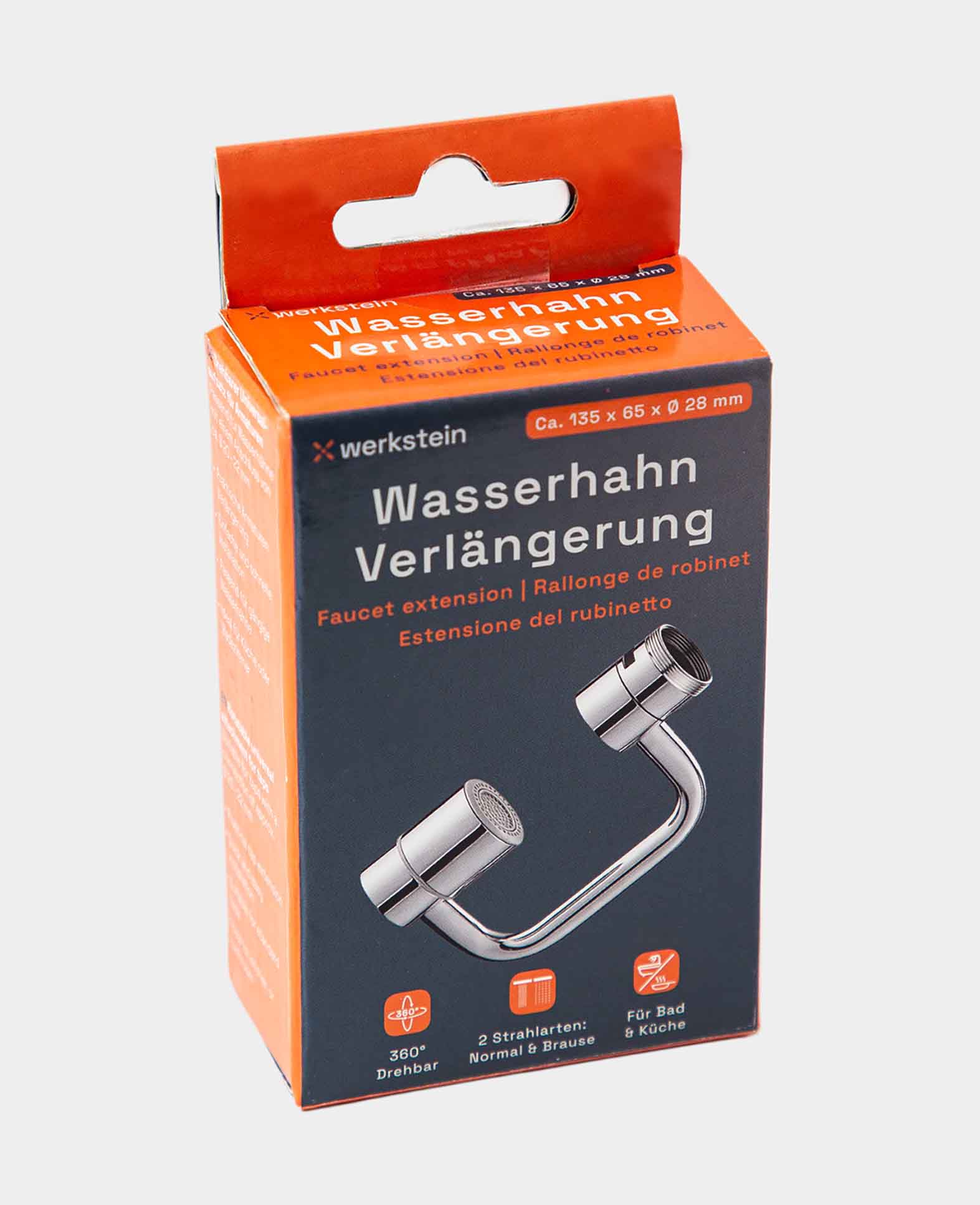 Rallonge de robinet Pivotant pour cuisine/salle de bain