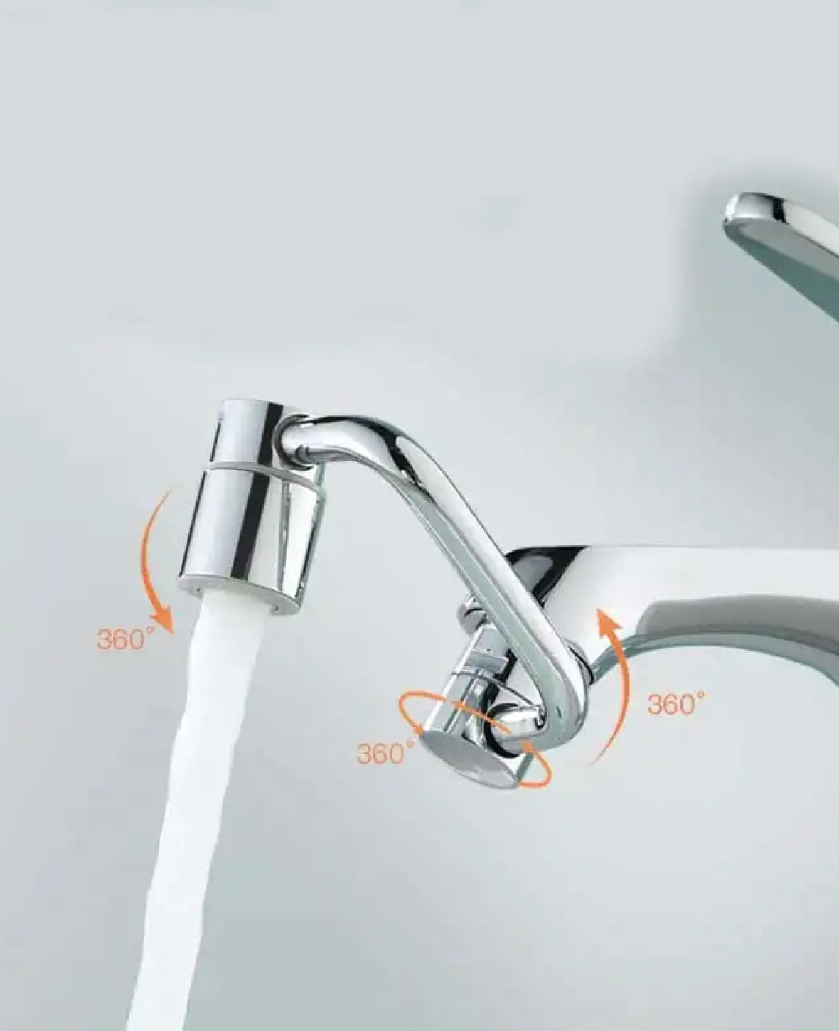 Rallonge de robinet Pivotant pour cuisine/salle de bain