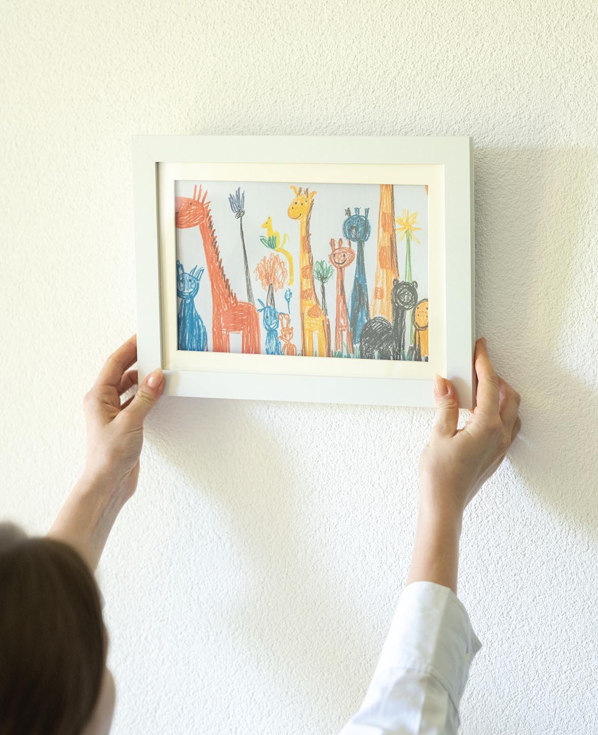 (34x25.5cm) Refillable Wooden Picture Frame Foldable Decorative Photo Frame w
