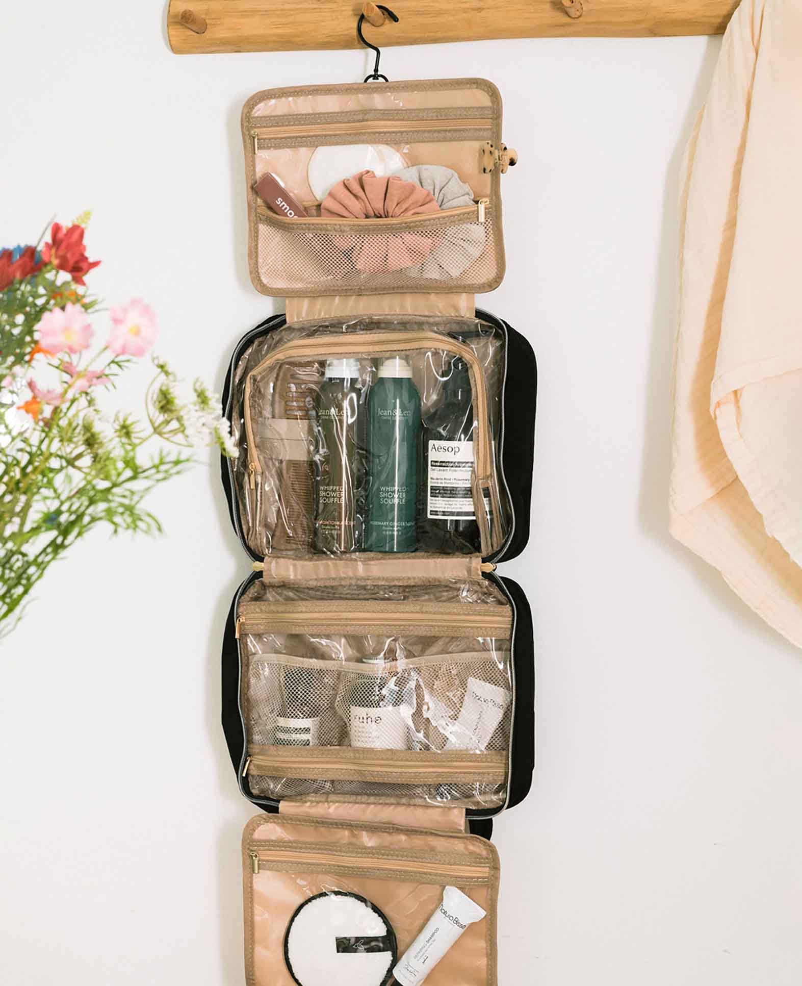 (30x22cm) Travel Toiletry Bag Cosmetic Makeup Pouch Necessaire Organizer