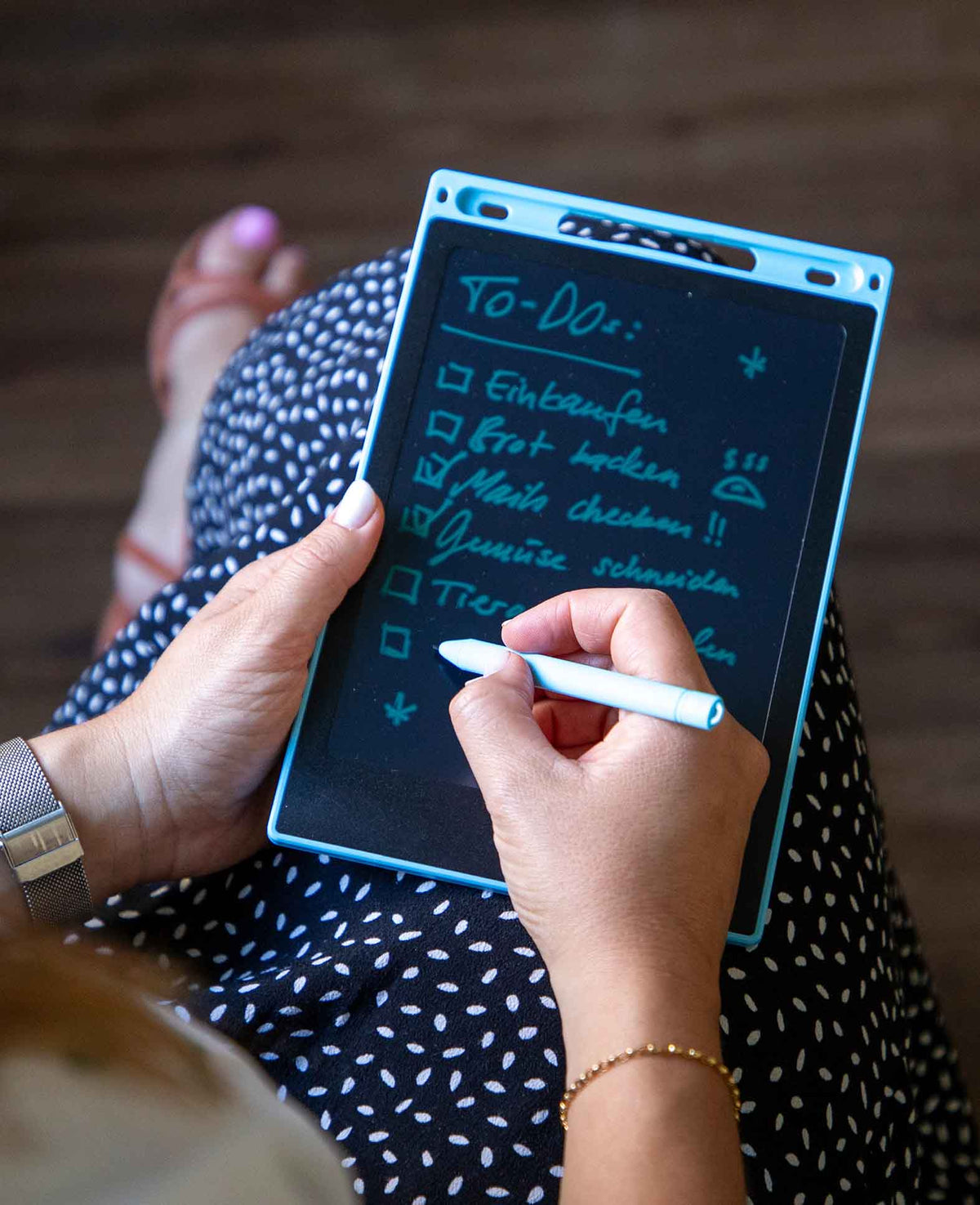 Tablette d'écriture LCD magique avec stylet (pile incluse), 22×14.5cm