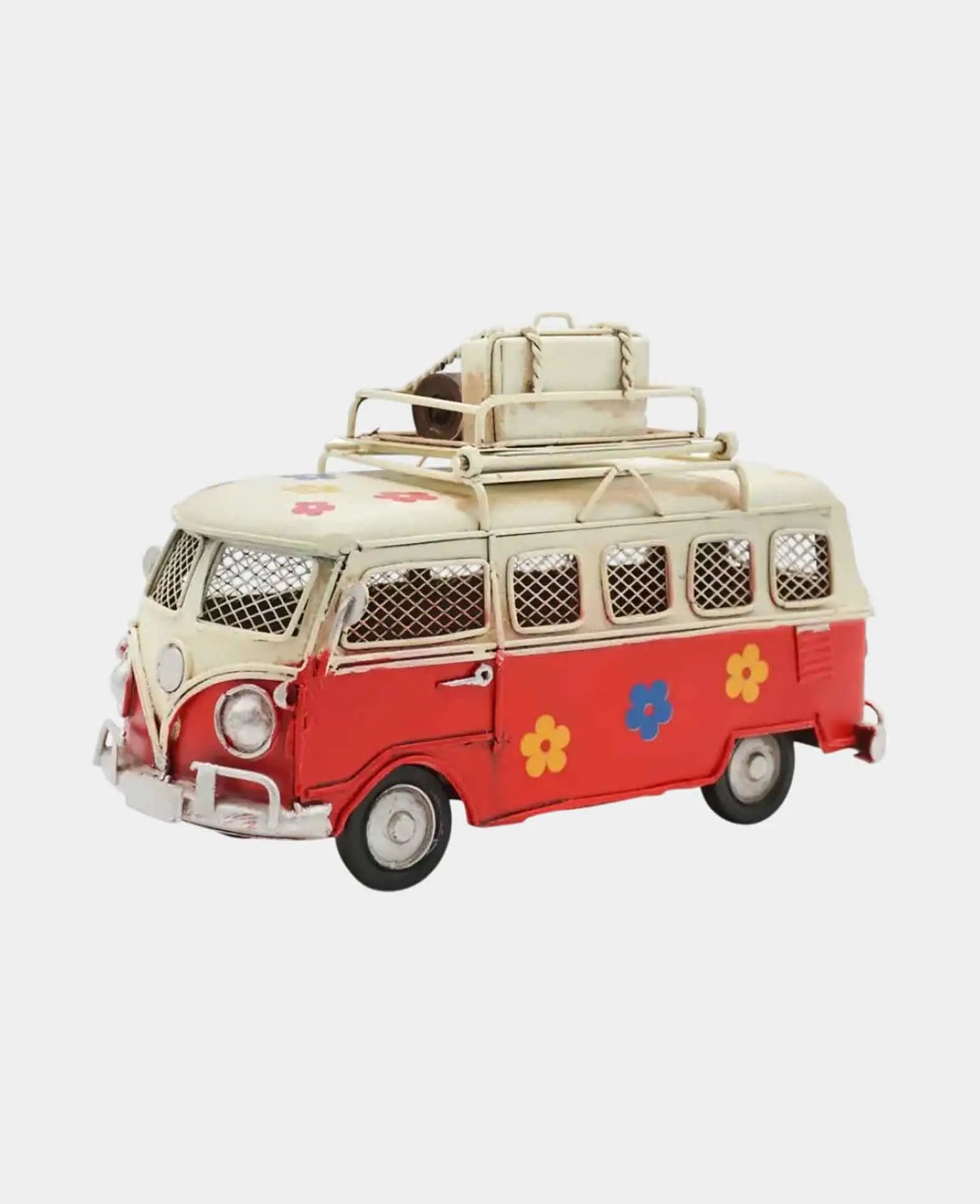 Sparkasse Hippie Bus Home Decor Gift Idea Flower Power Piggy Bank - Ro