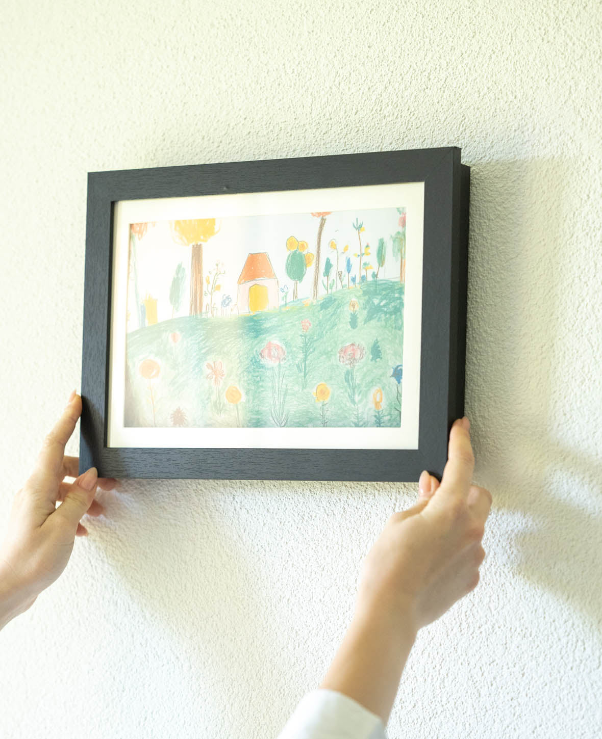 (34x25.5cm) Fillable Wooden Picture Frame Foldable Decorative Photo Frame w